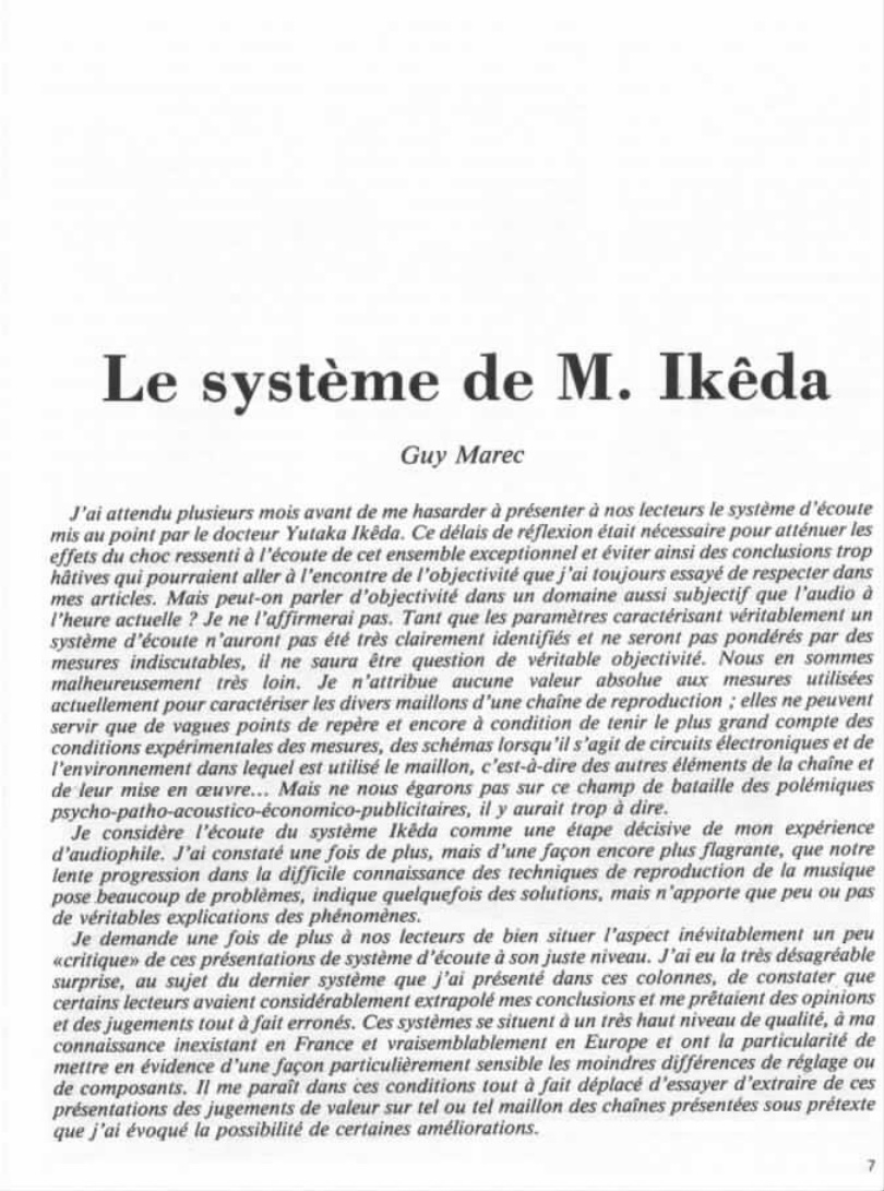 Première page de laudiophile numero41