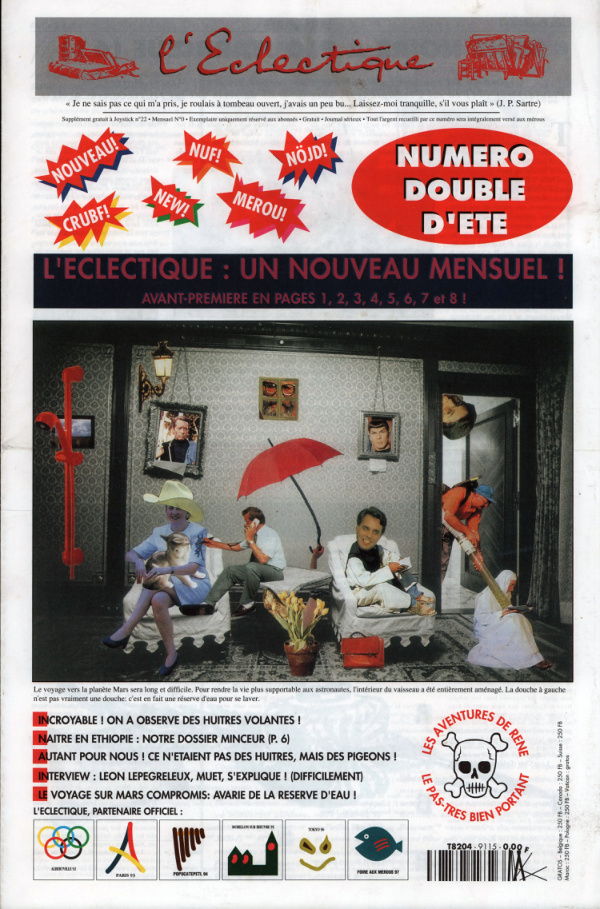 Première page de leclectique numero0