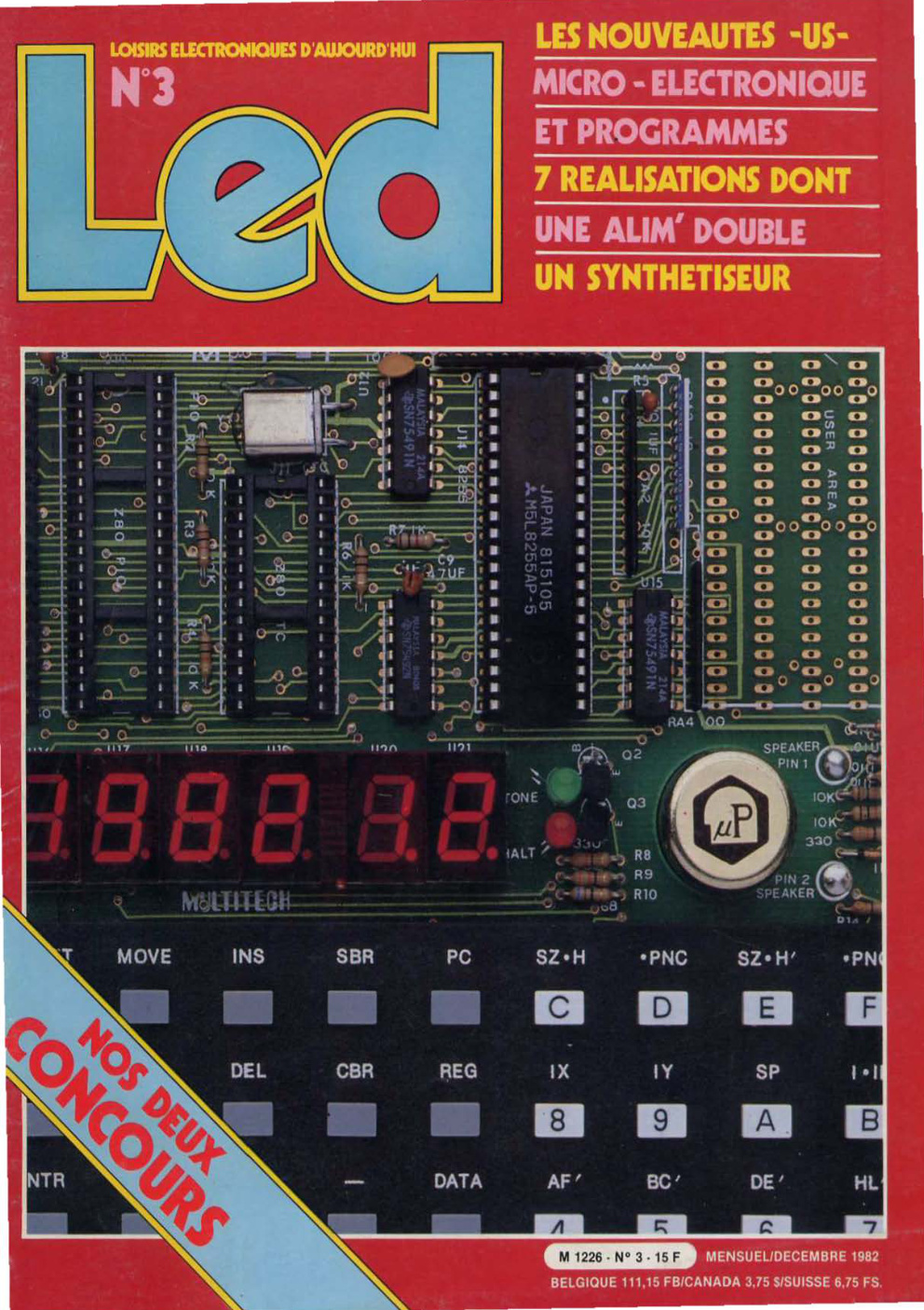 Première page de led numero003