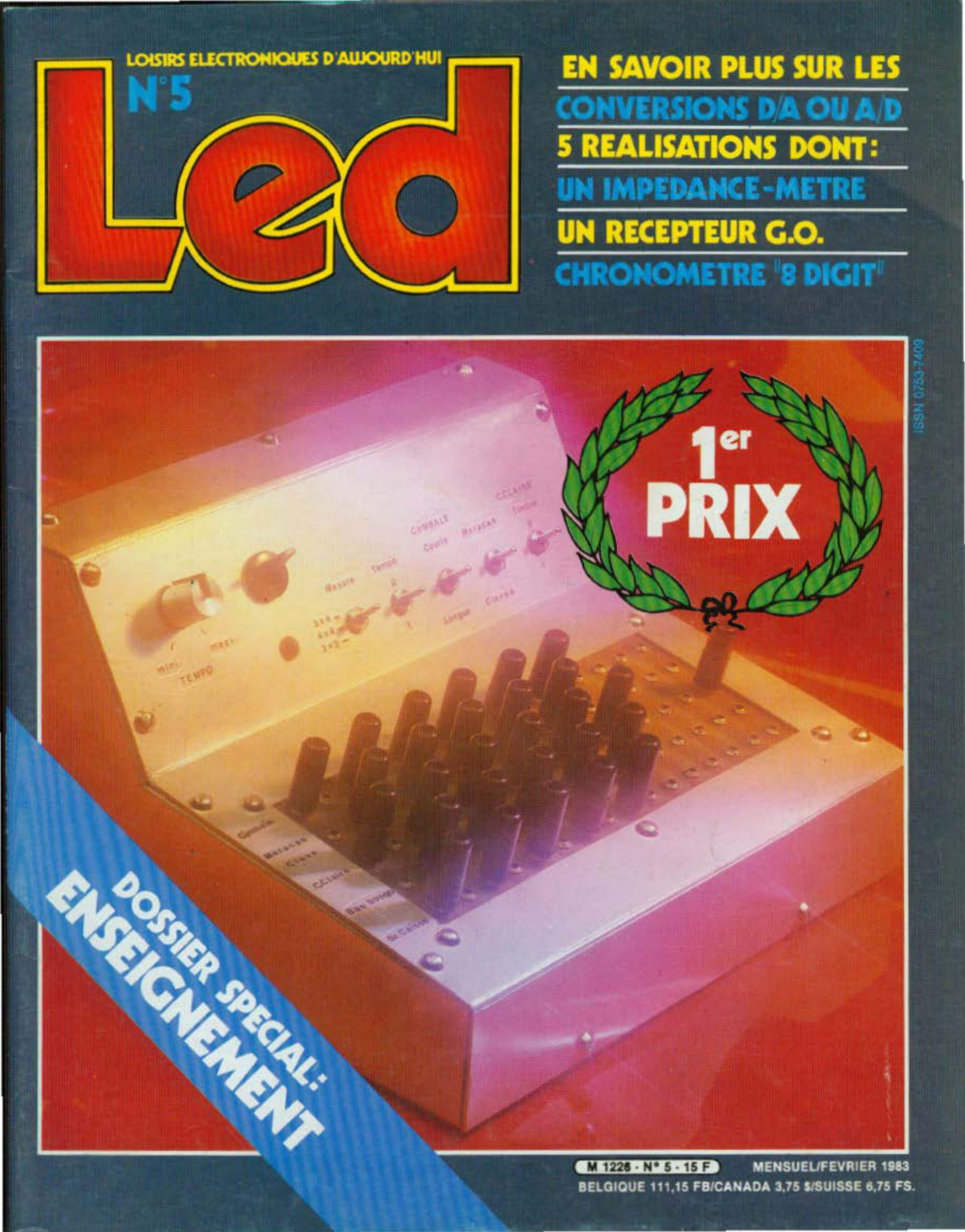 Première page de led numero005
