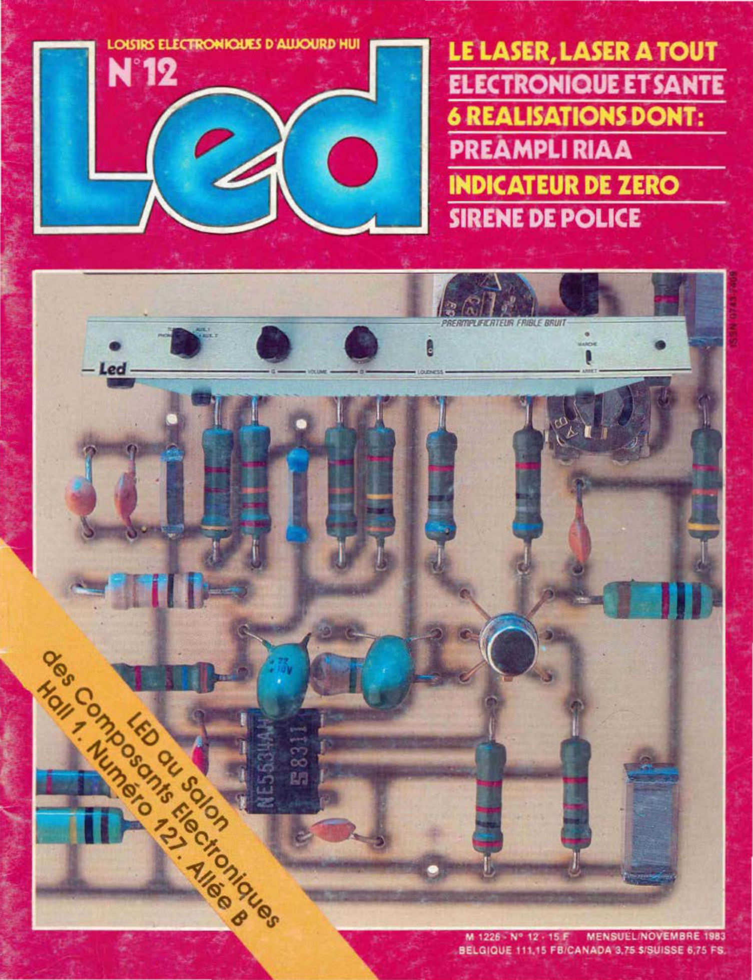 Première page de led numero012
