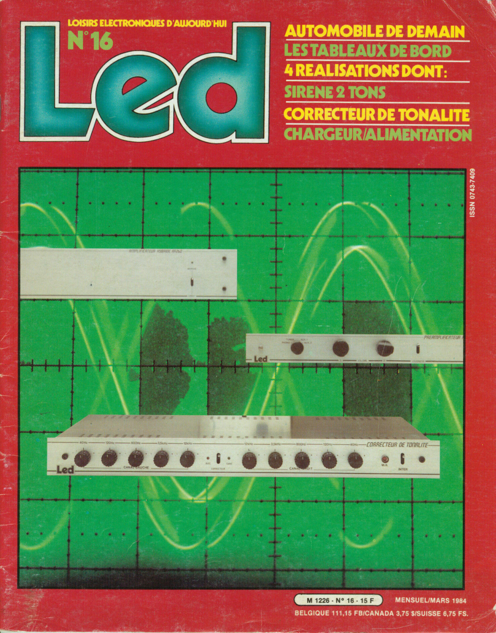 Première page de led numero016