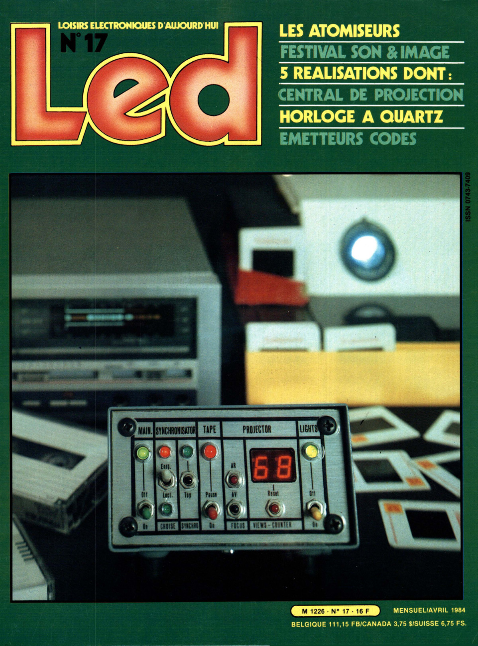 Première page de led numero017