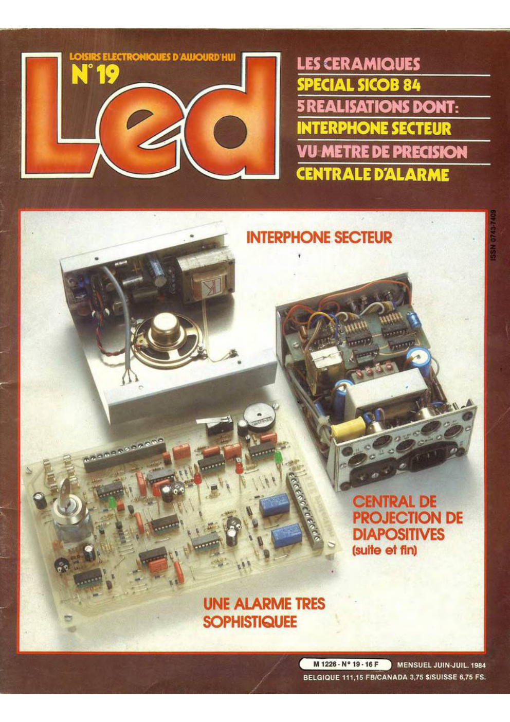 Première page de led numero019