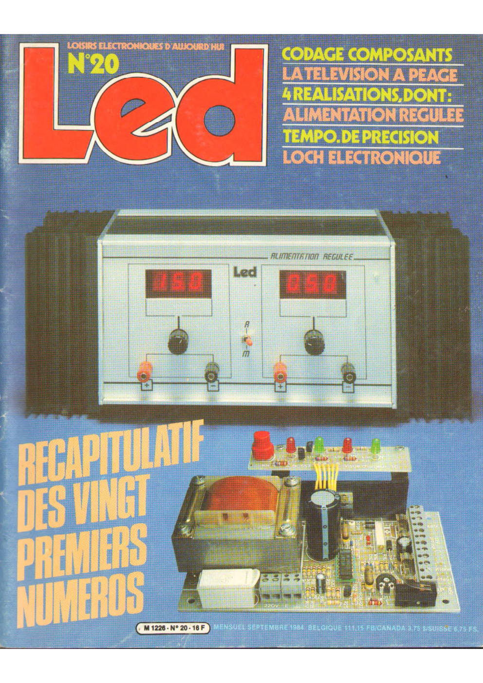 Première page de led numero020