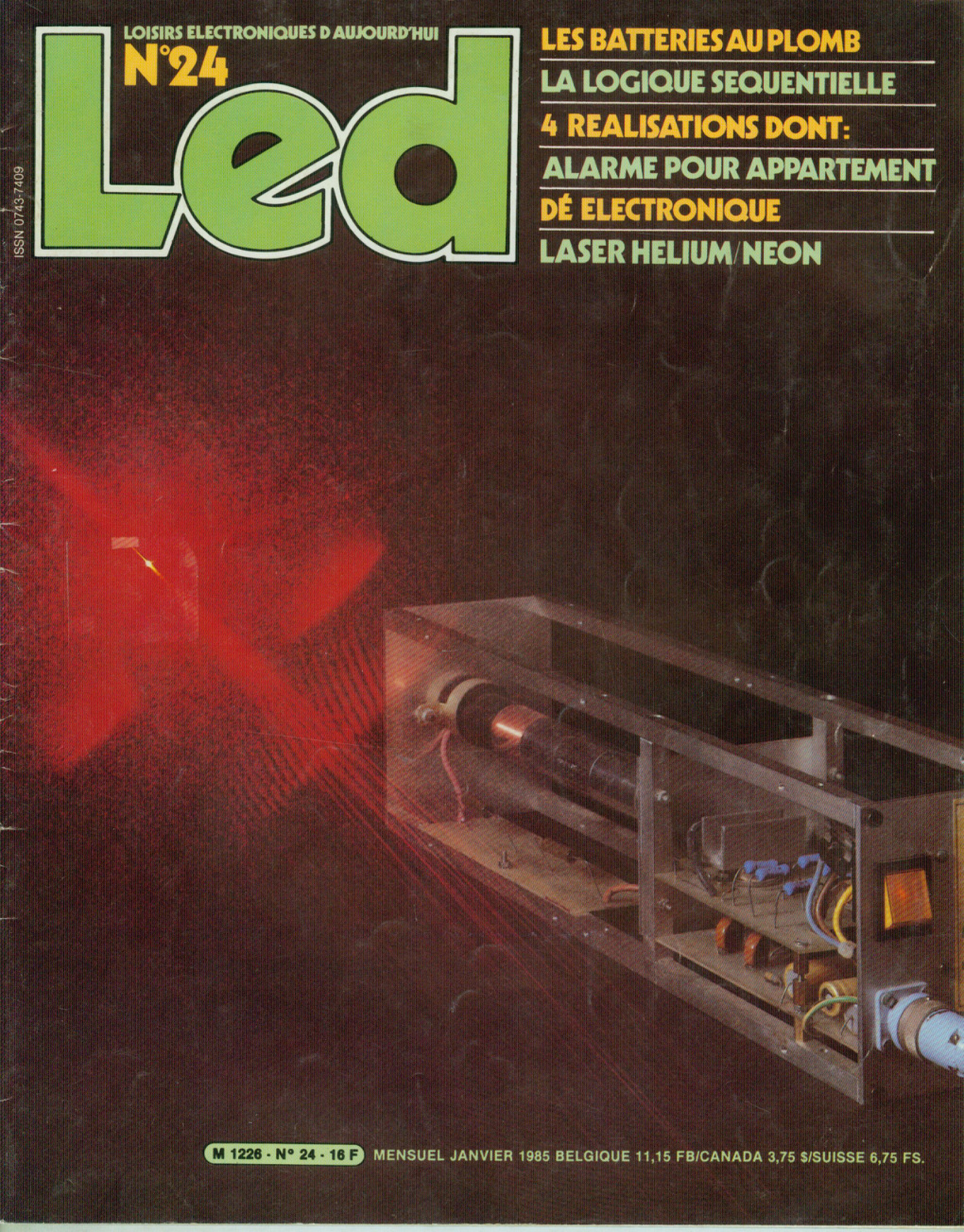 Première page de led numero024