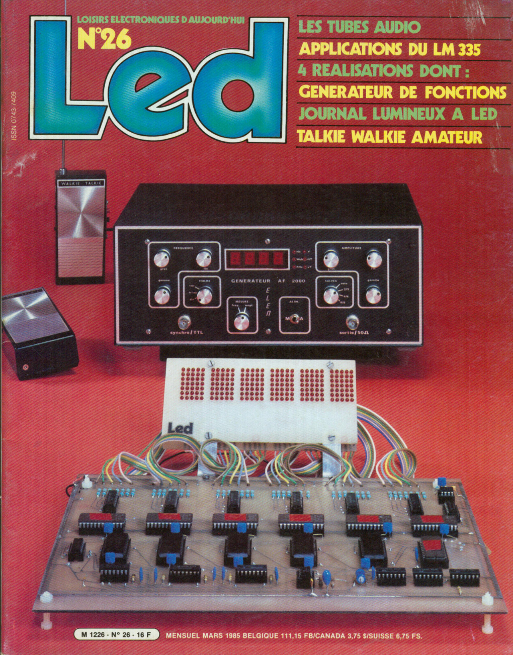 Première page de led numero026
