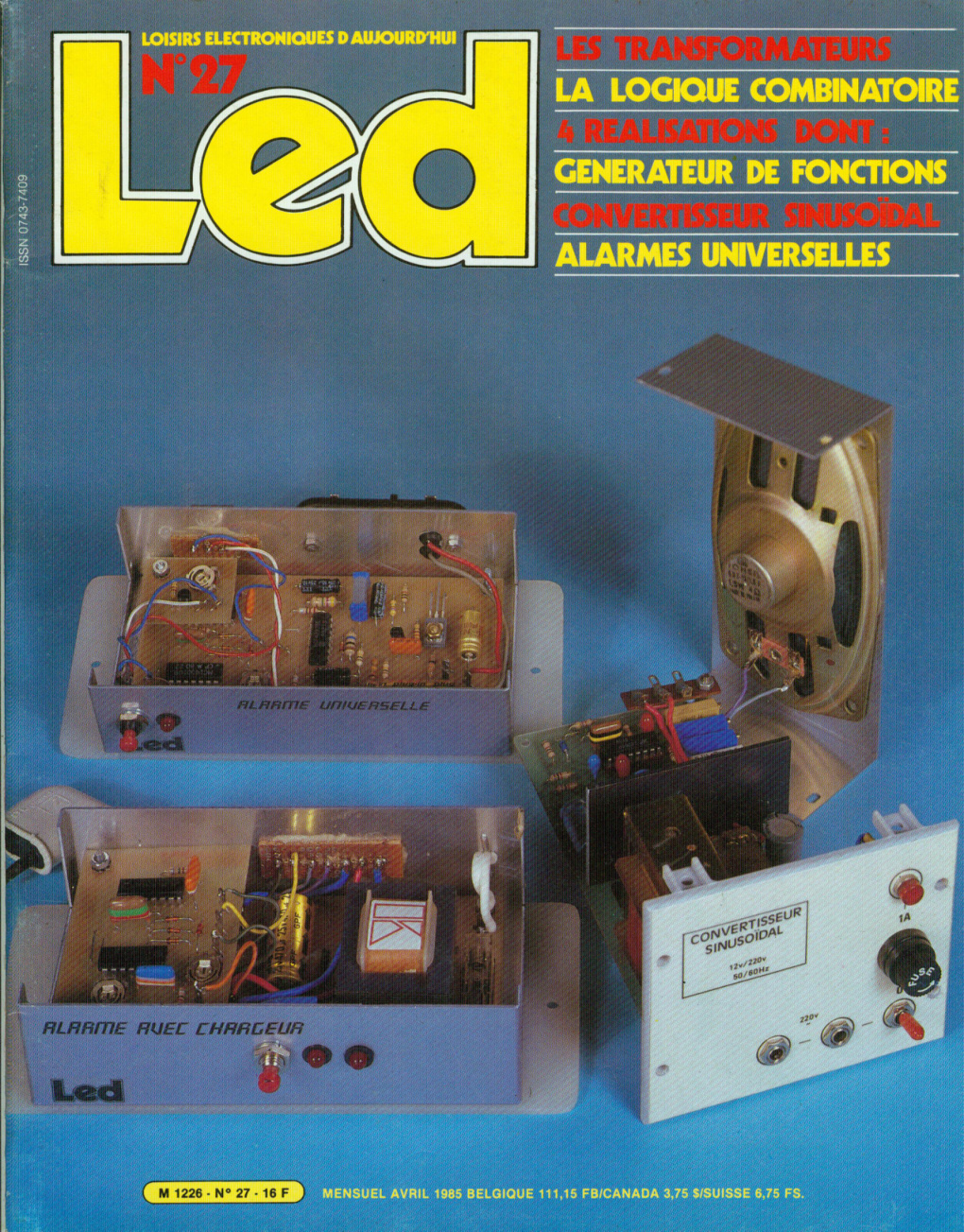 Première page de led numero027