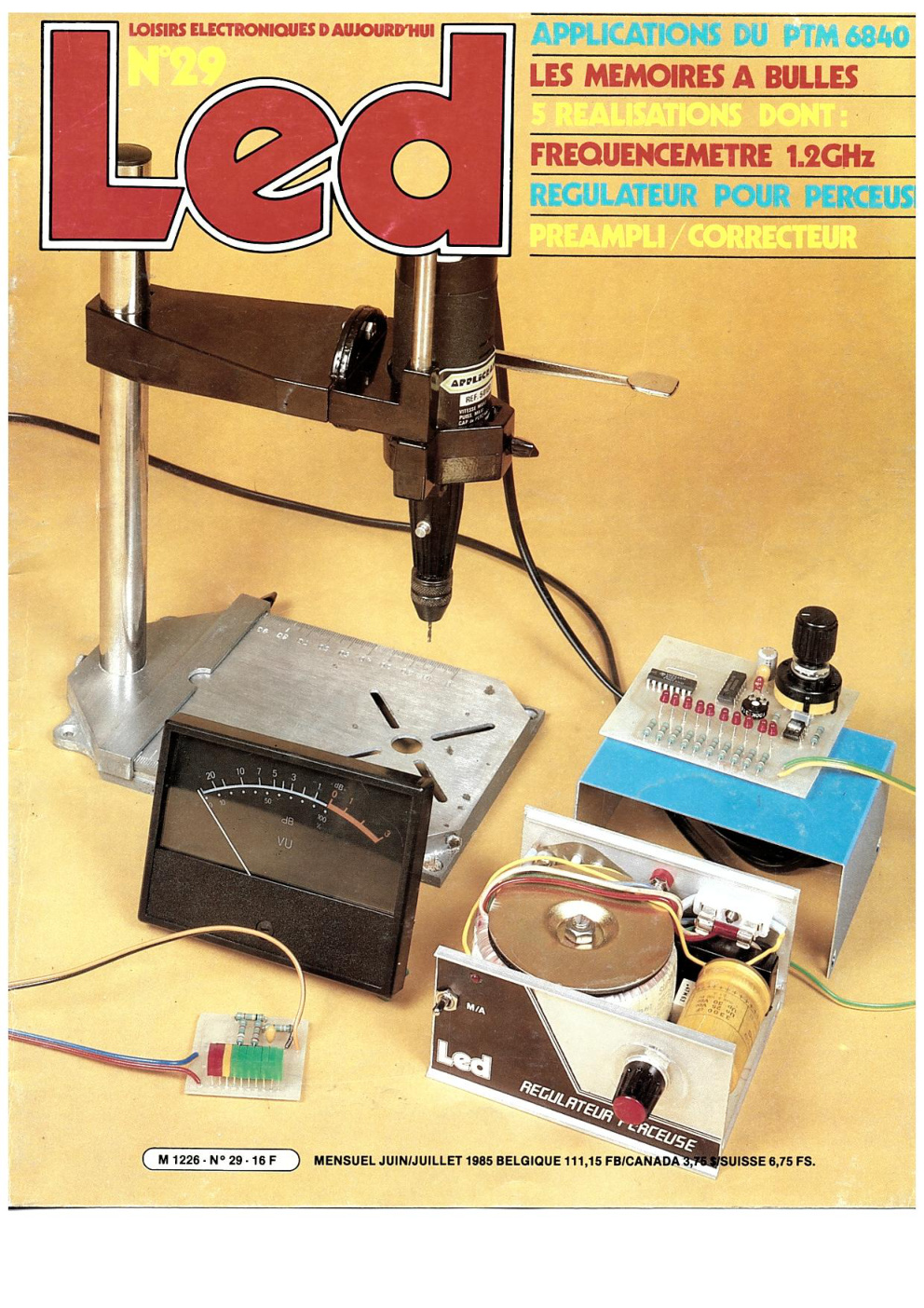Première page de led numero029