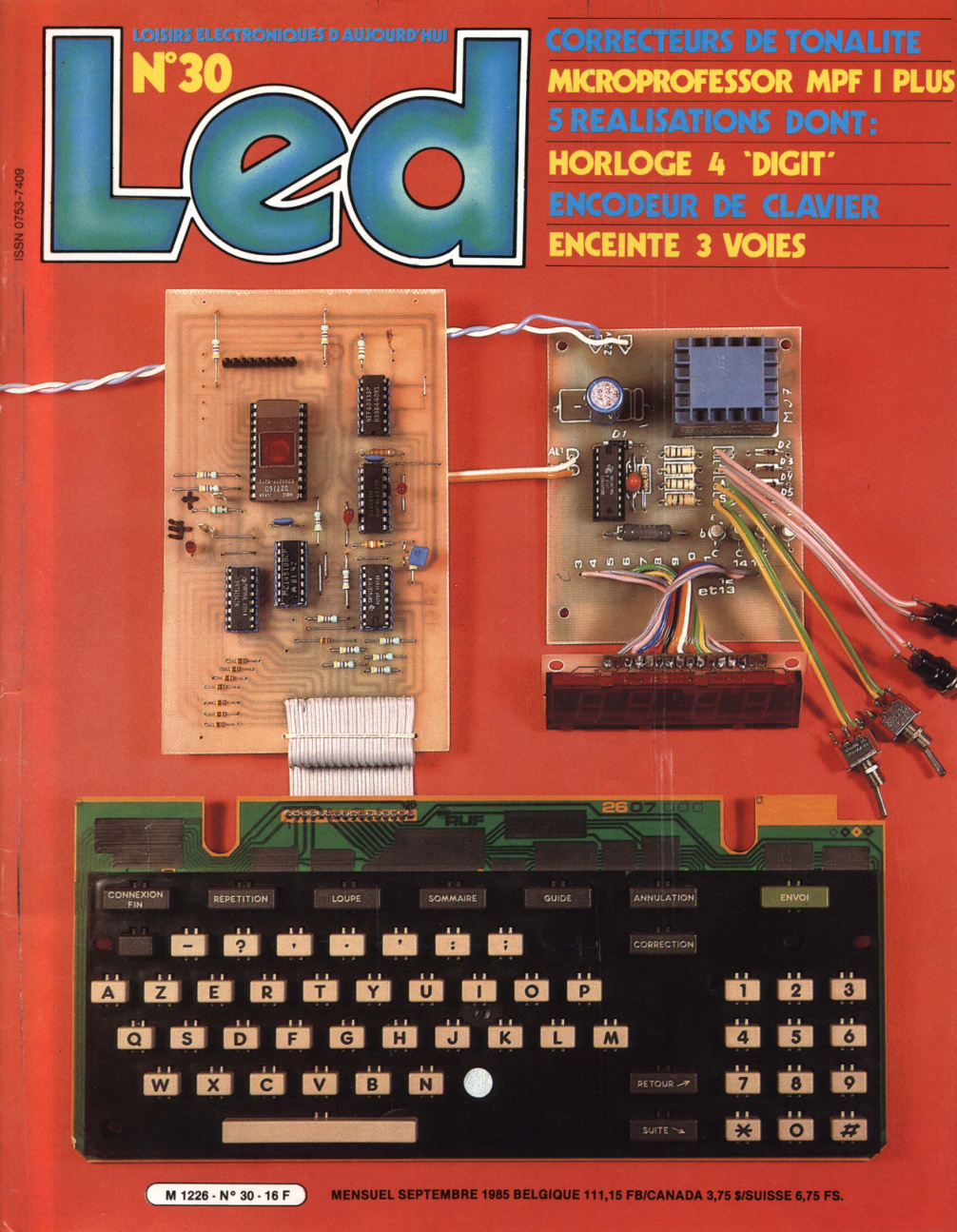 Première page de led numero030