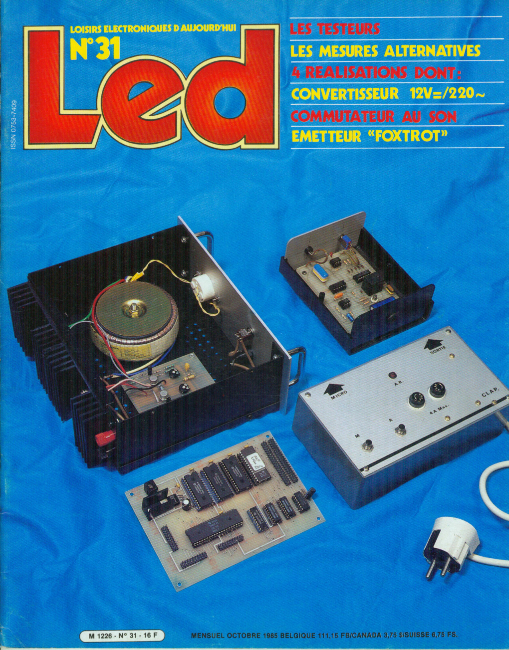 Première page de led numero031