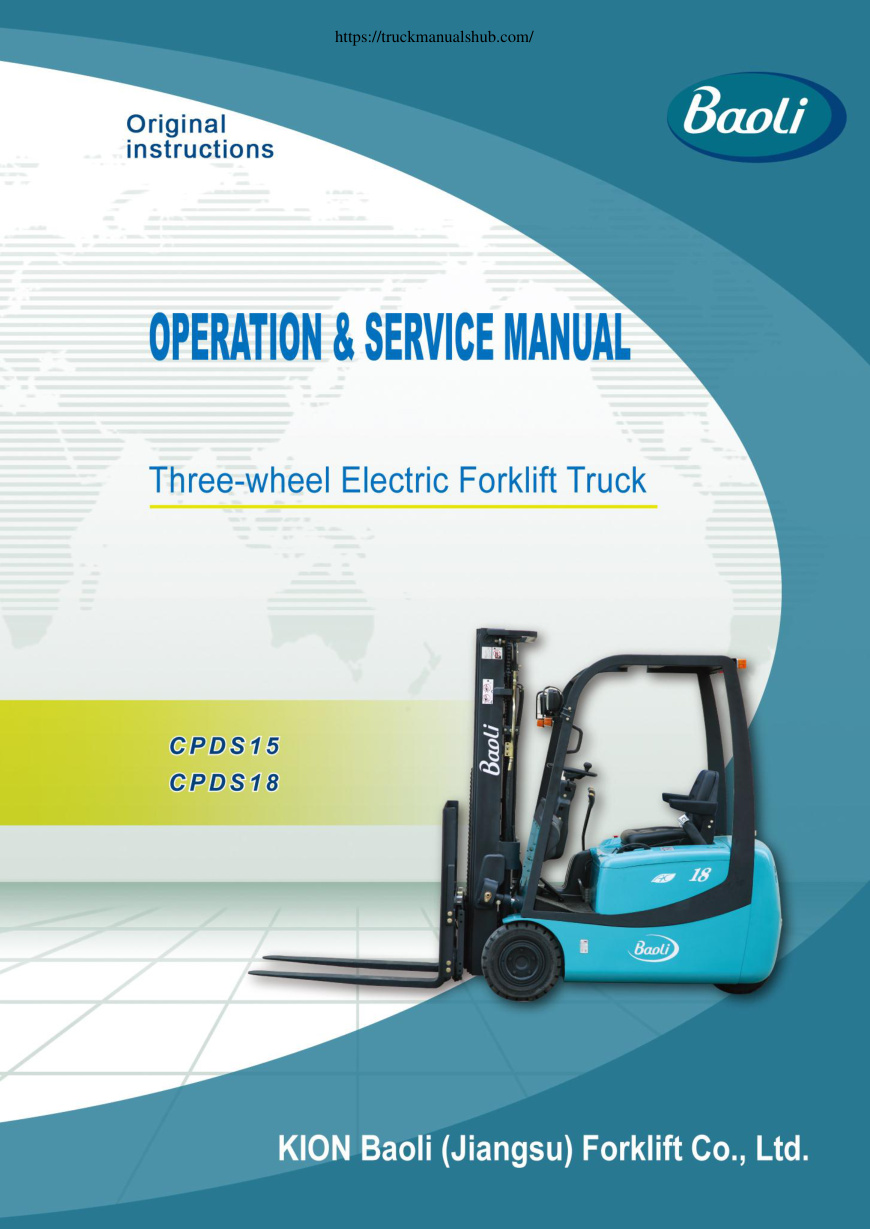 Première page de OPERATION & SERVICE MANUAL