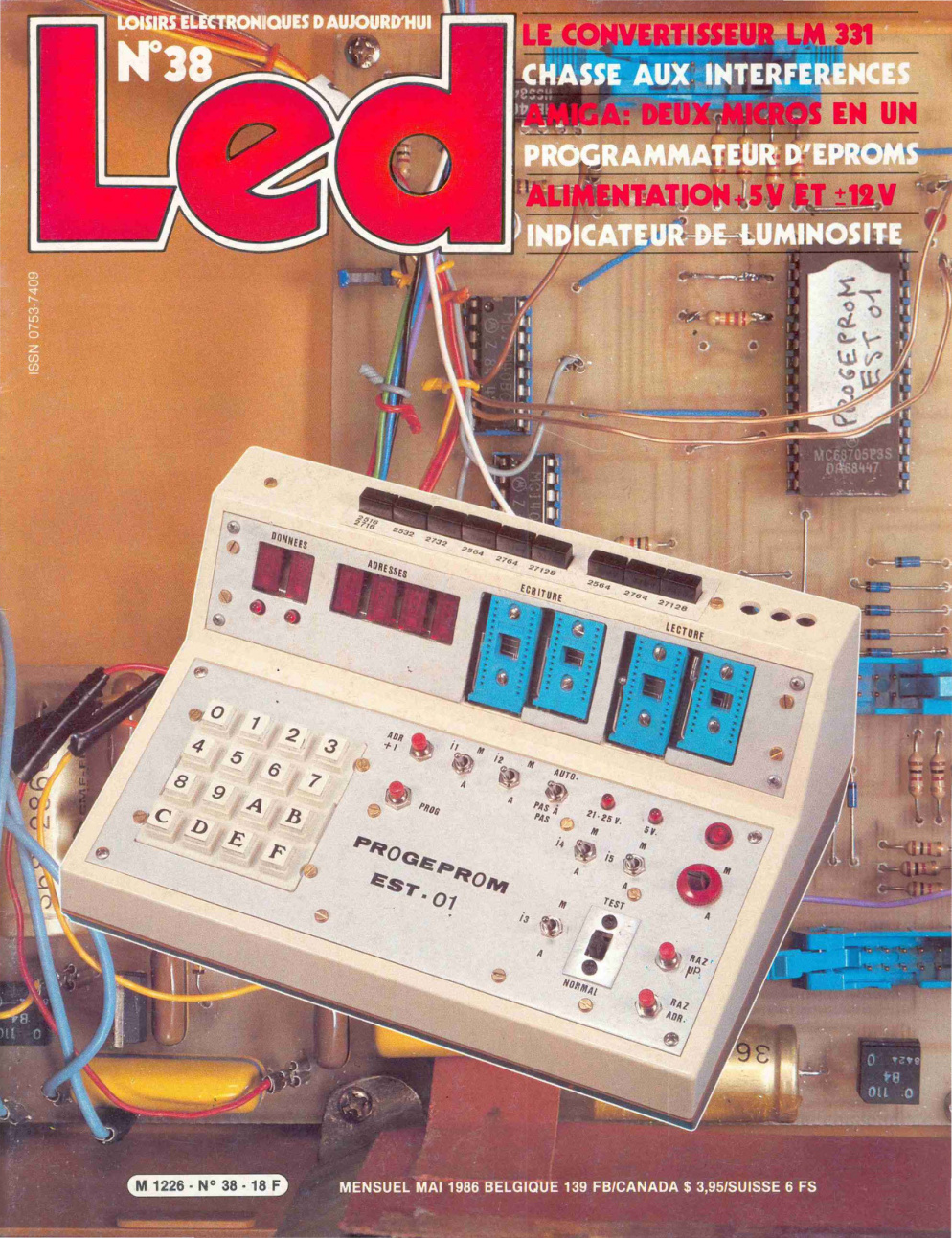 Première page de led numero038