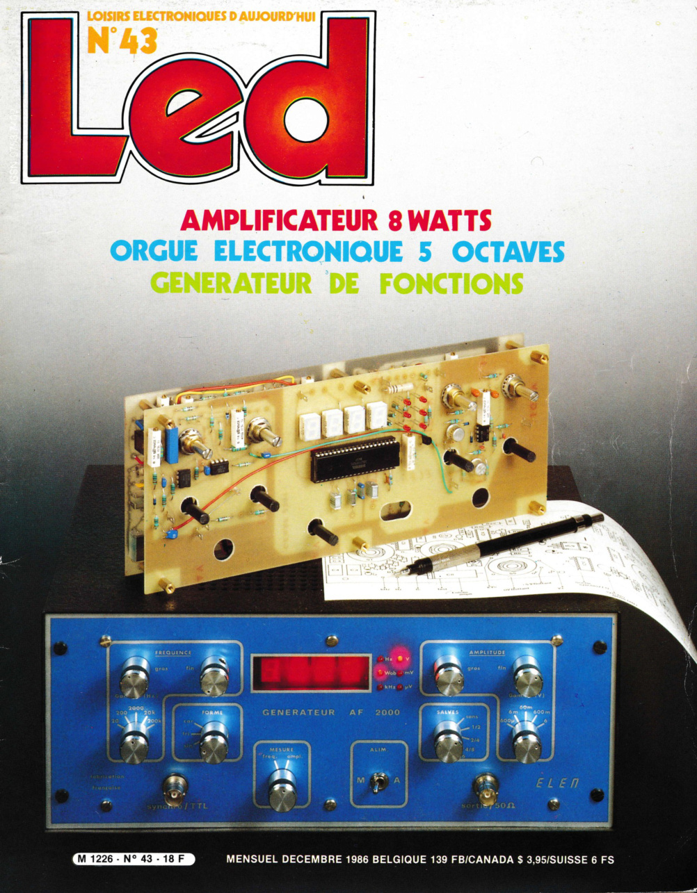 Première page de led numero043