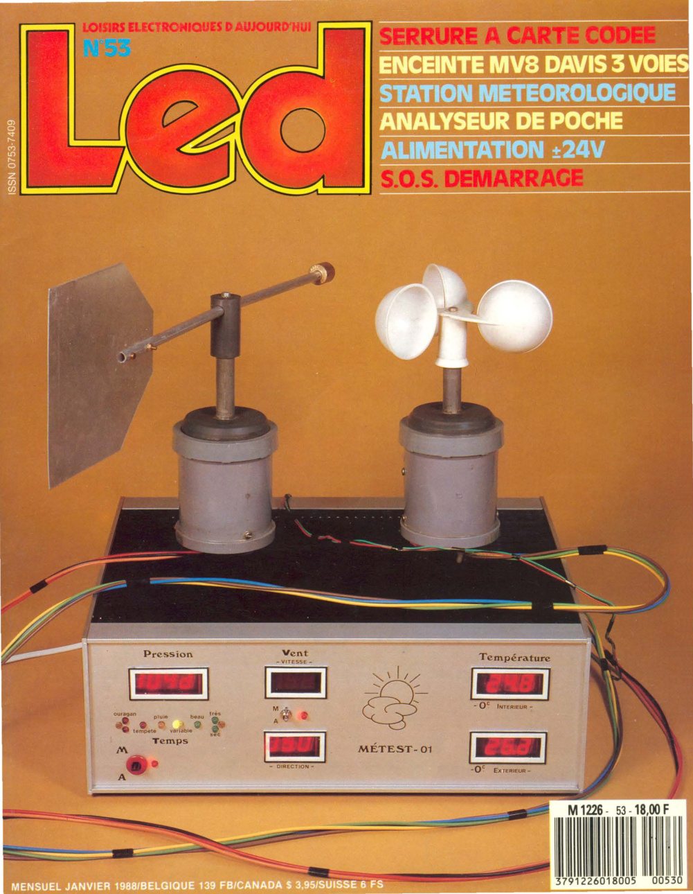 Première page de led numero053