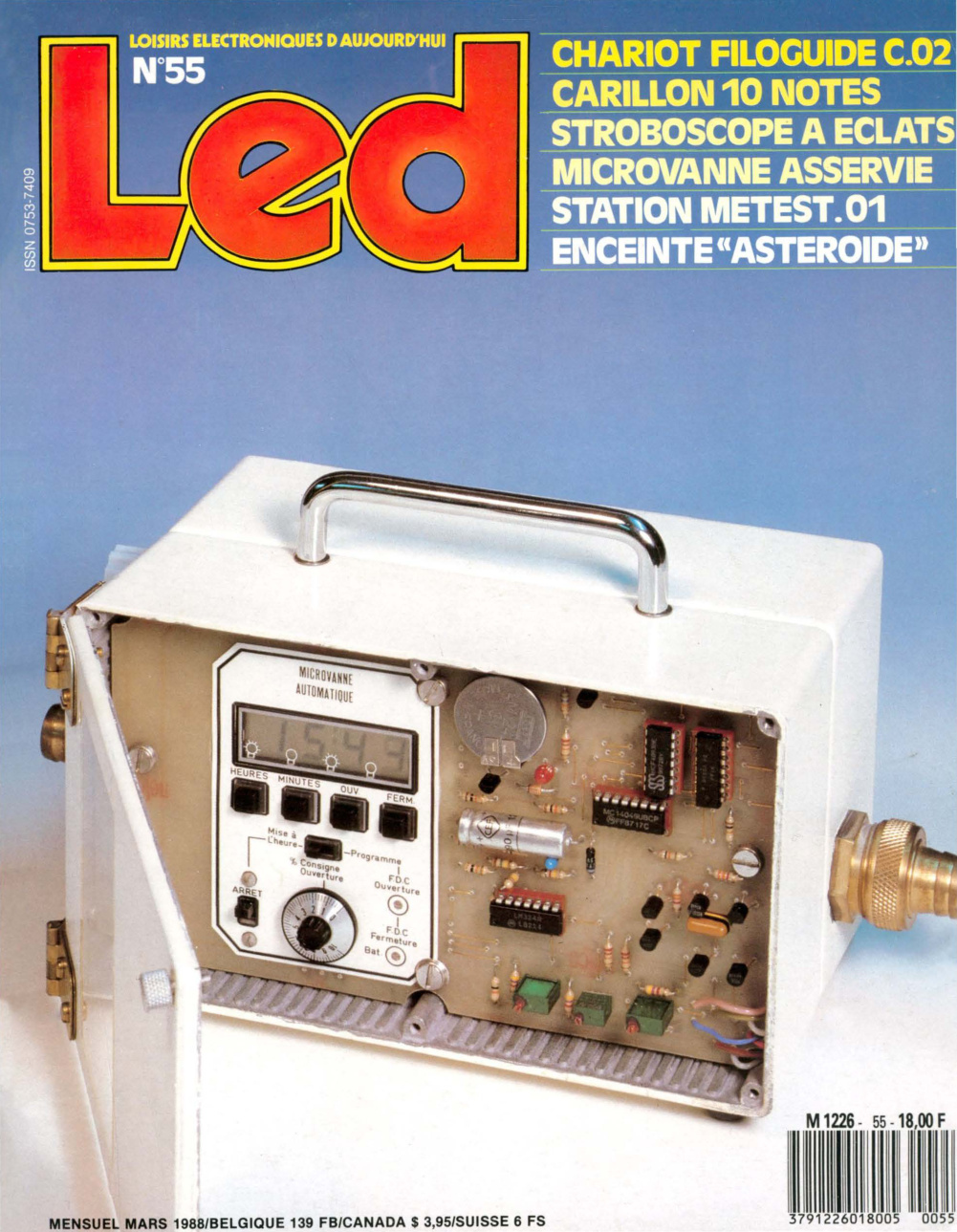 Première page de led numero055