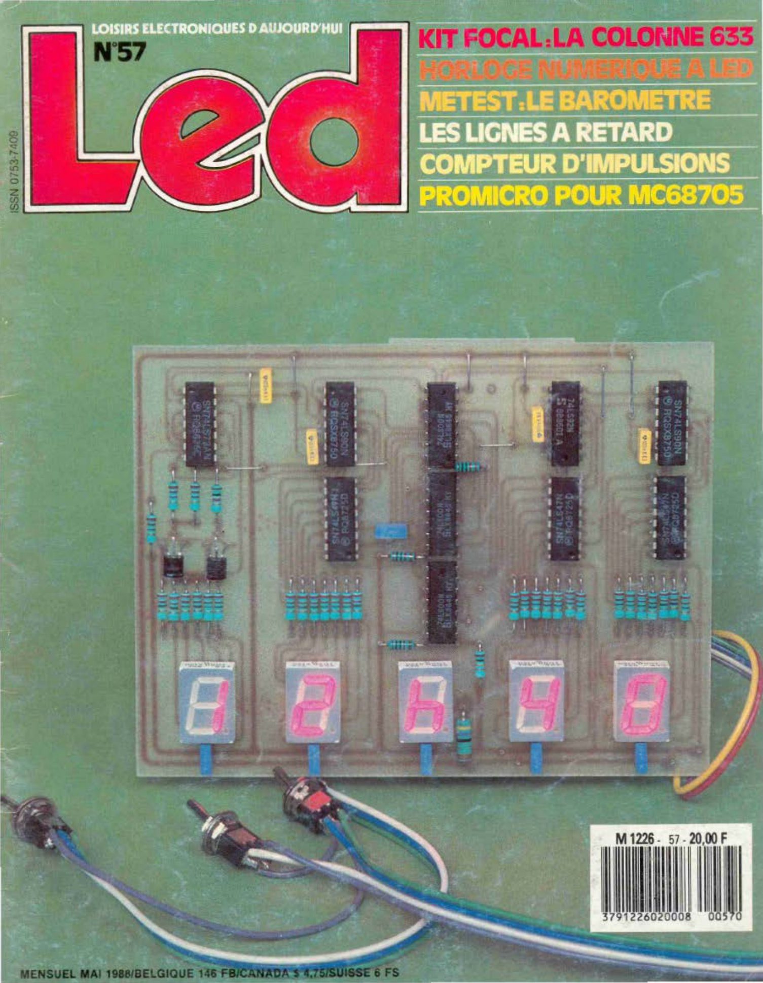 Première page de led numero057