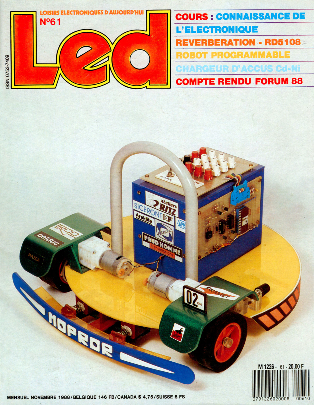Première page de led numero061
