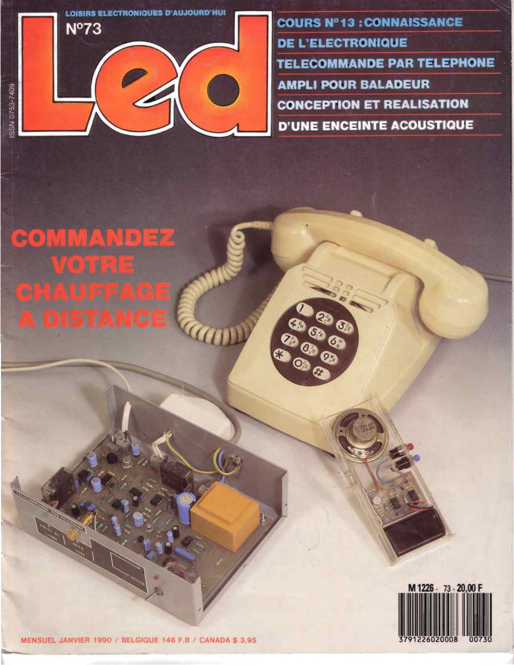 Première page de led numero073