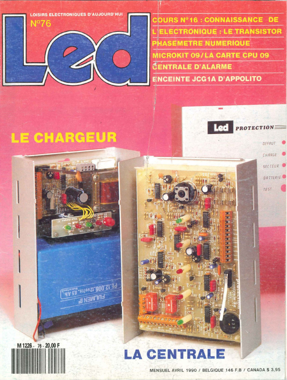 Première page de led numero076