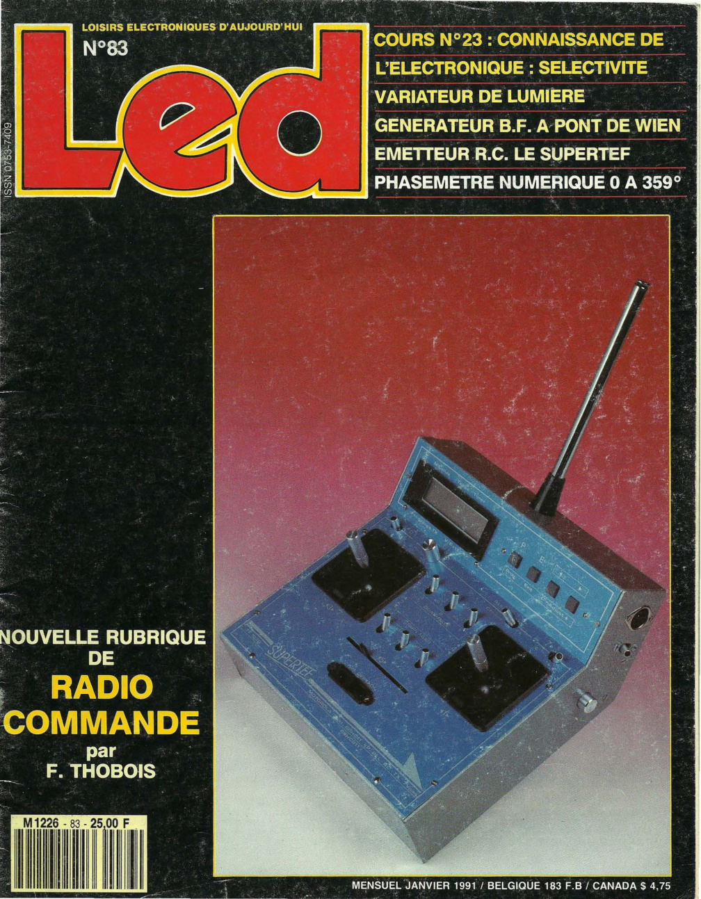 Première page de led numero083