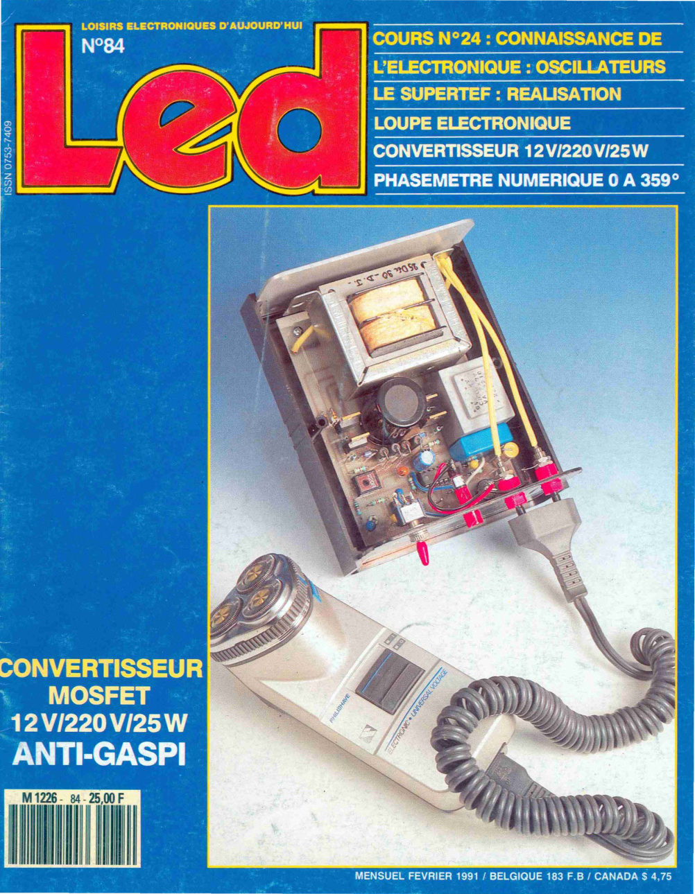 Première page de led numero084