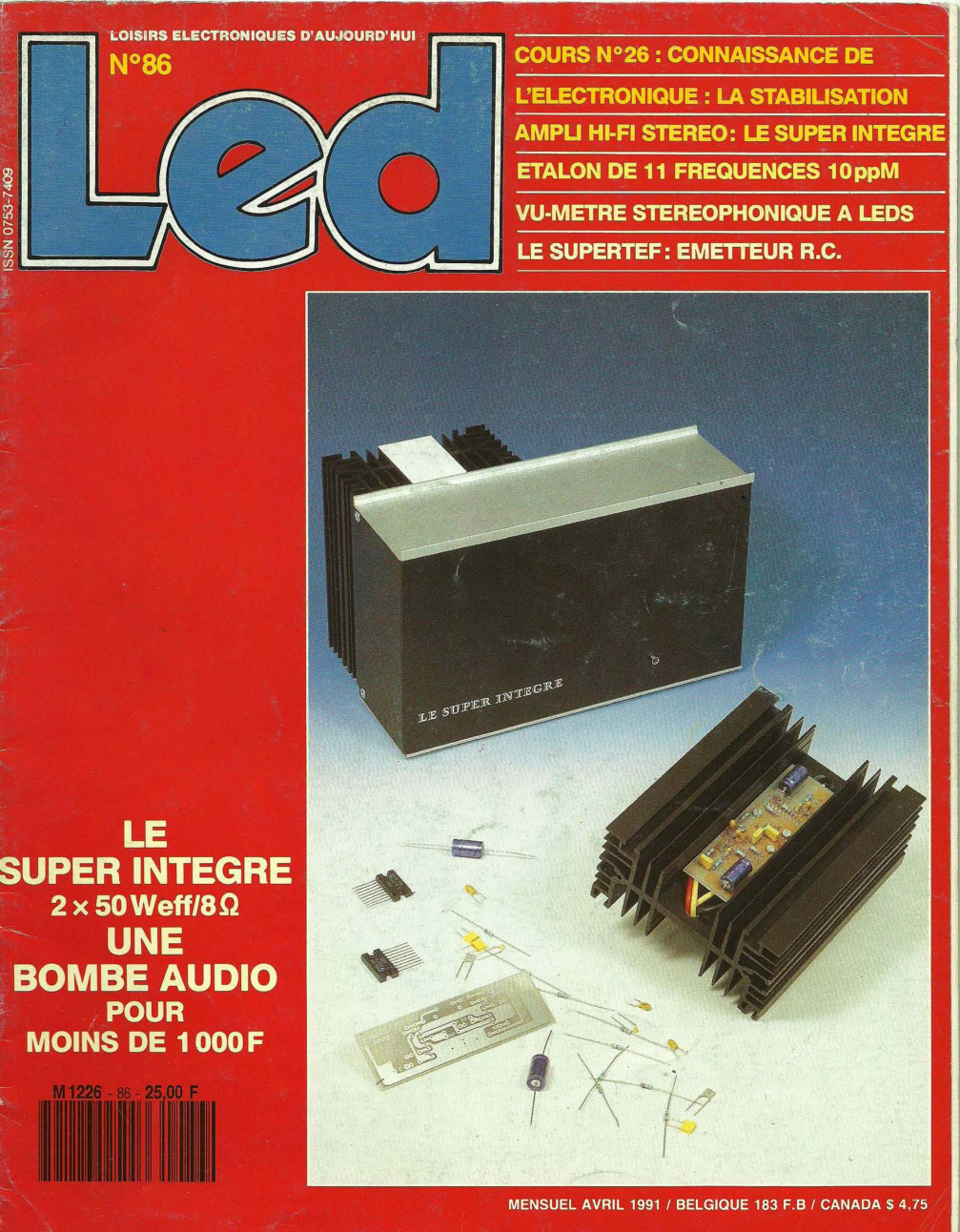 Première page de led numero086