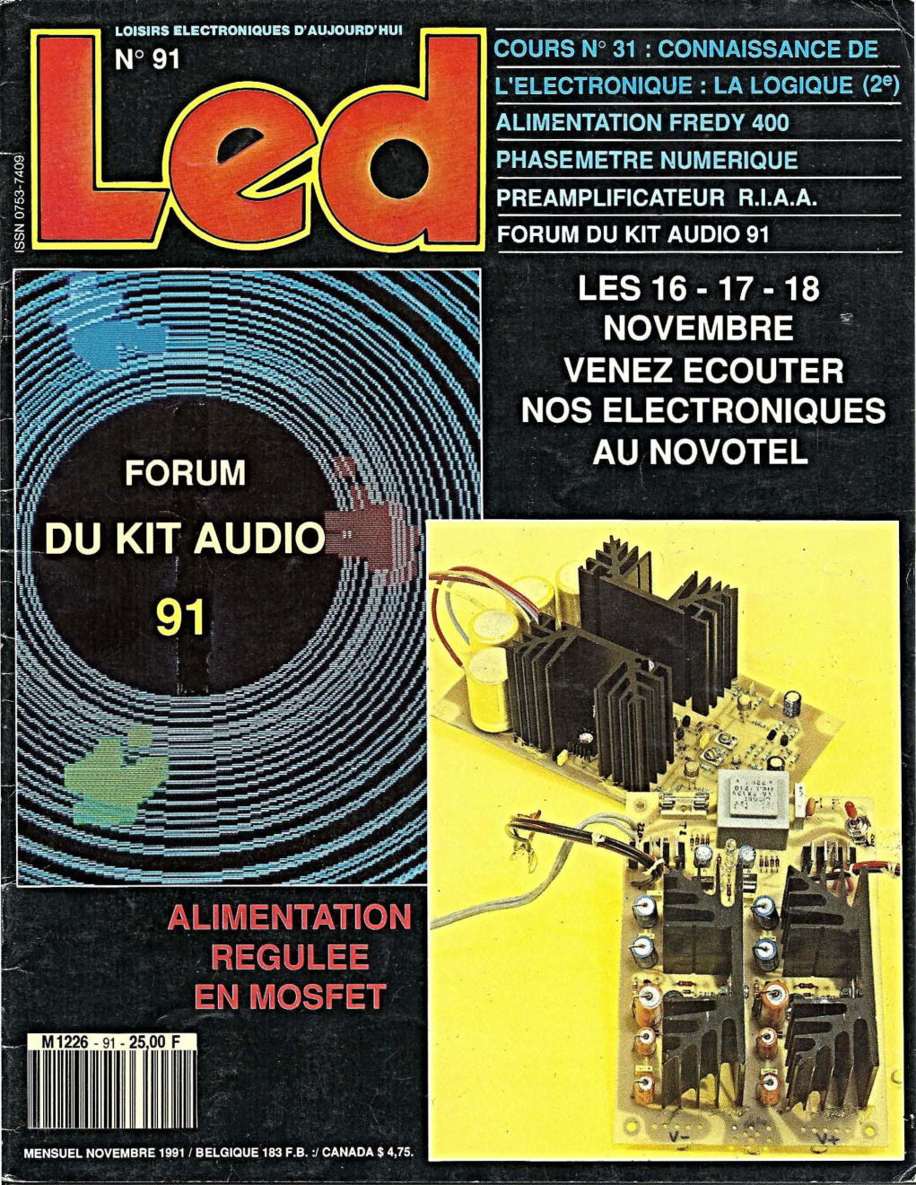Première page de led numero091