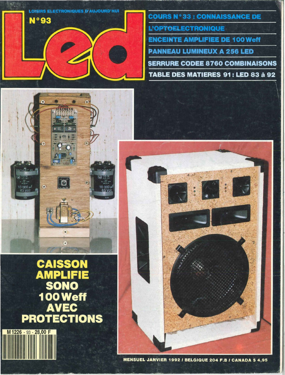 Première page de led numero093
