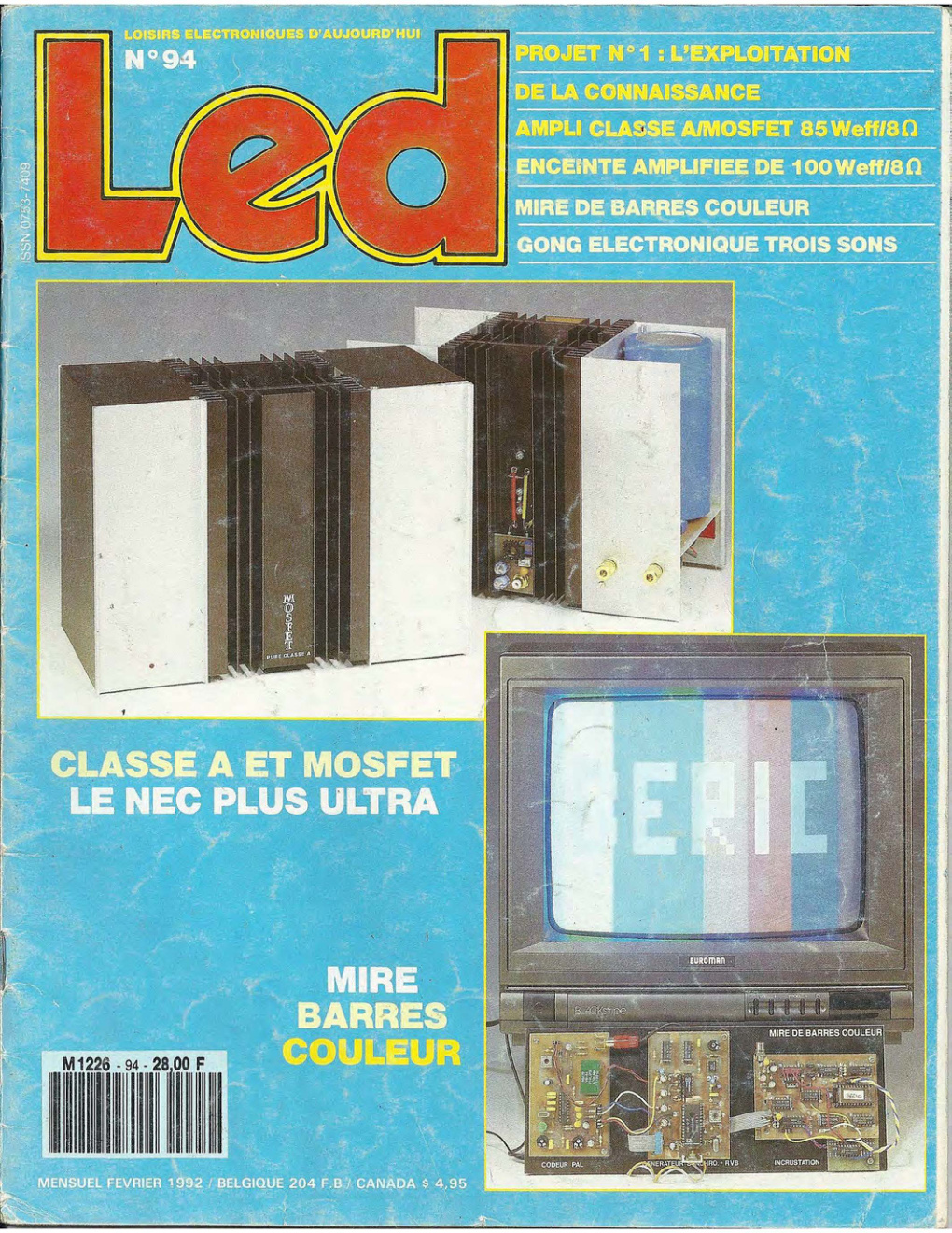 Première page de led numero094