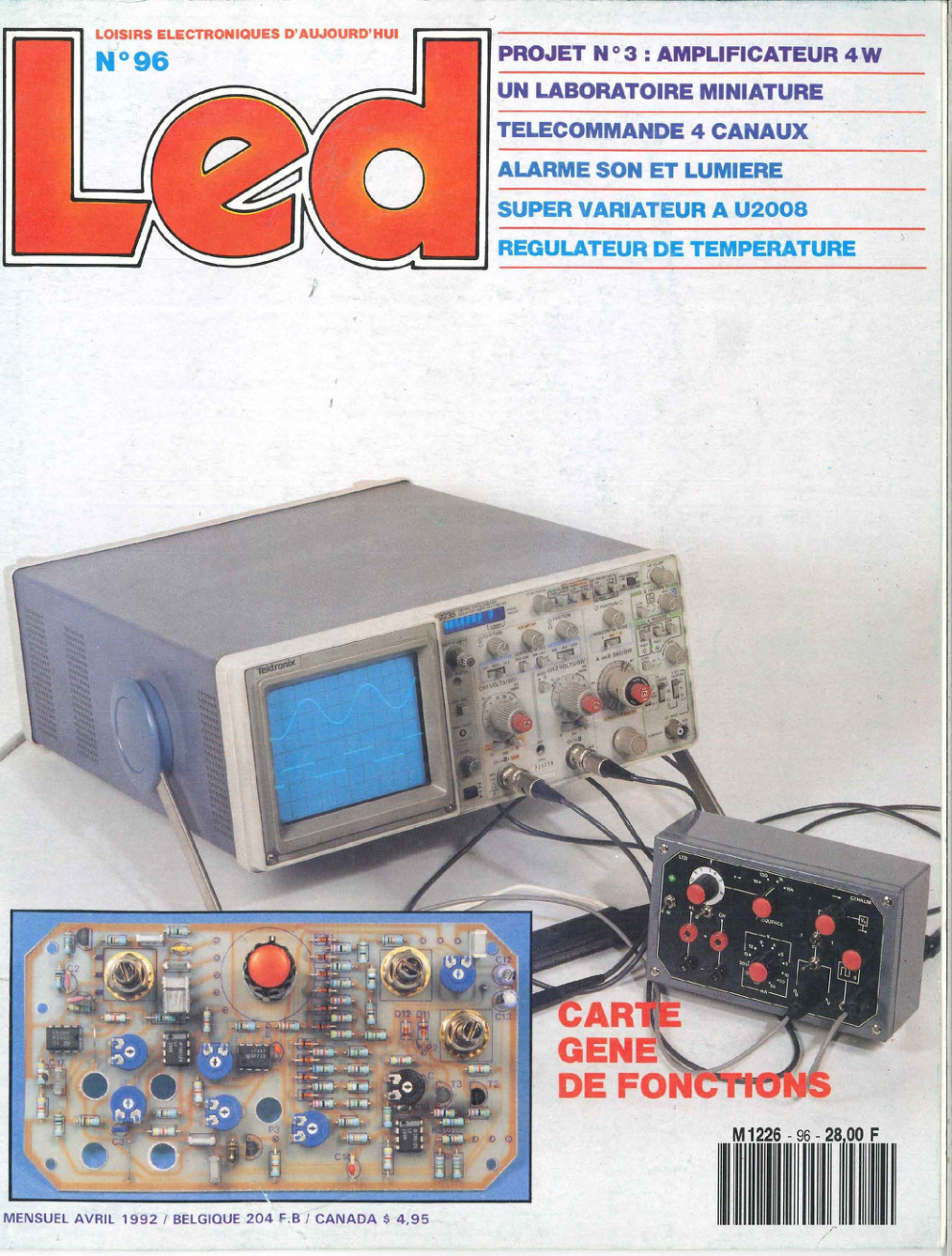 Première page de led numero096