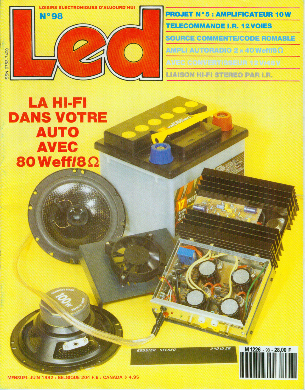 Première page de led numero098