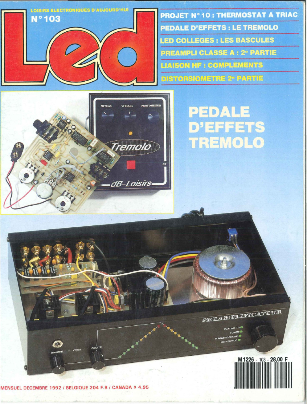 Première page de led numero103