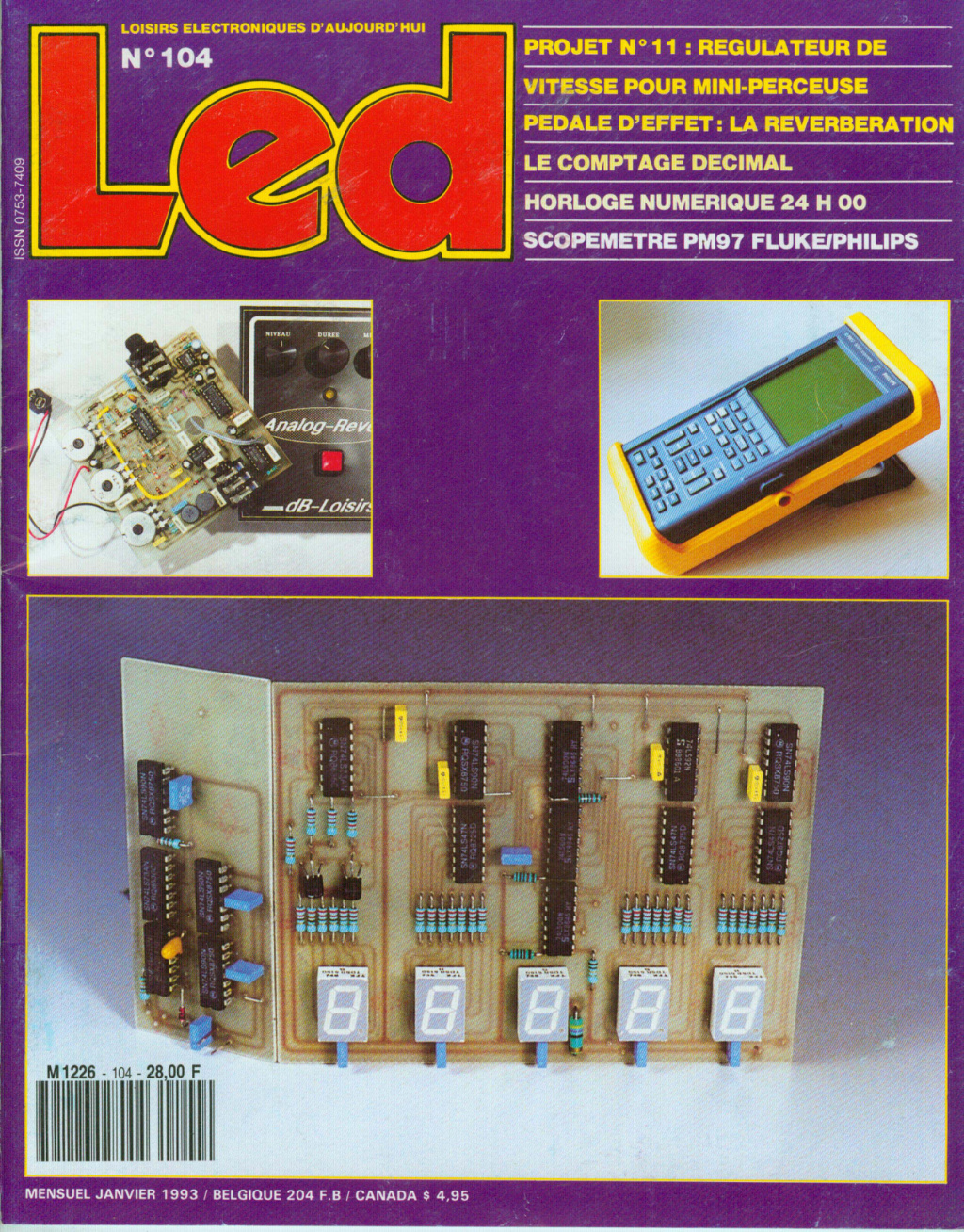 Première page de led numero104