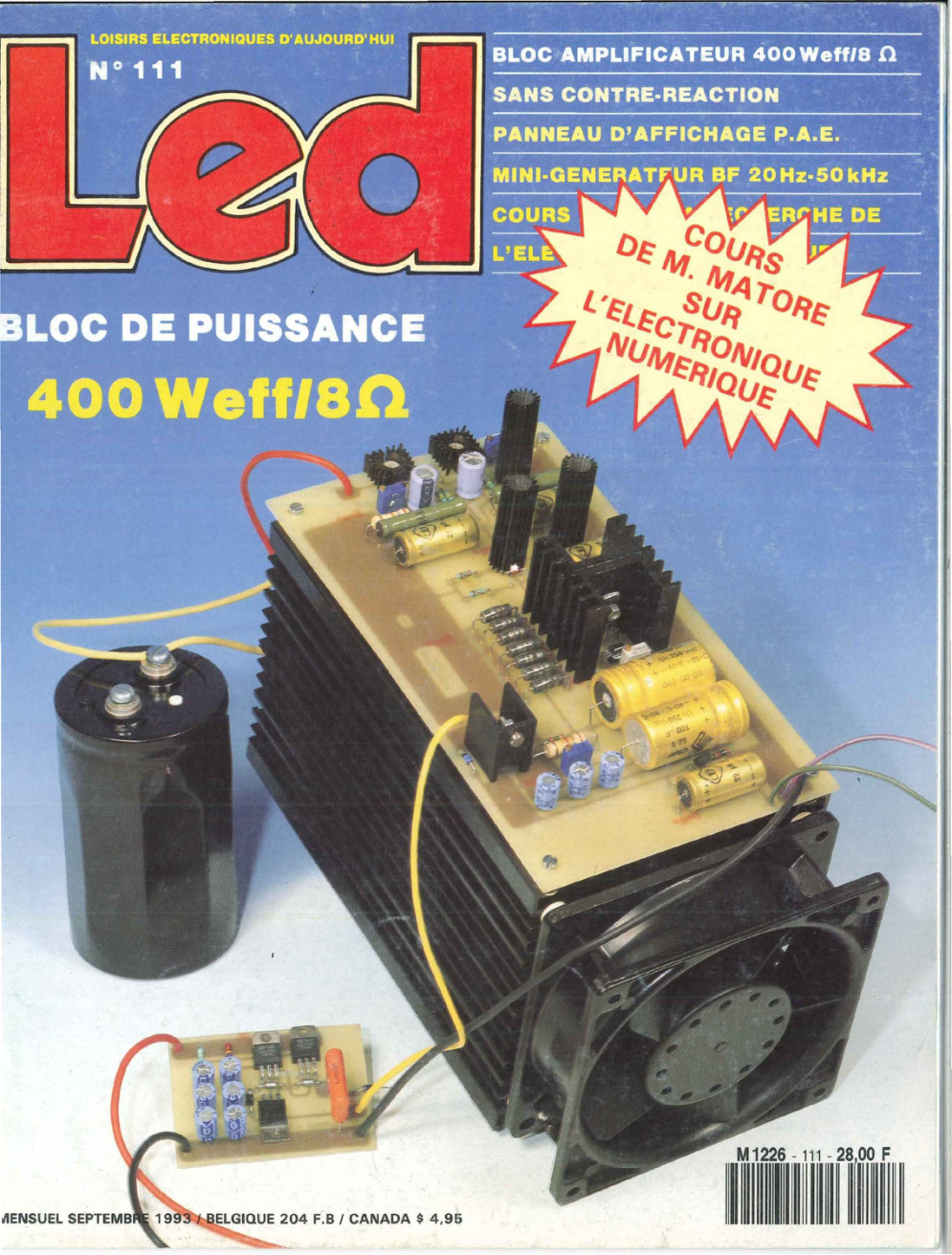 Première page de led numero111