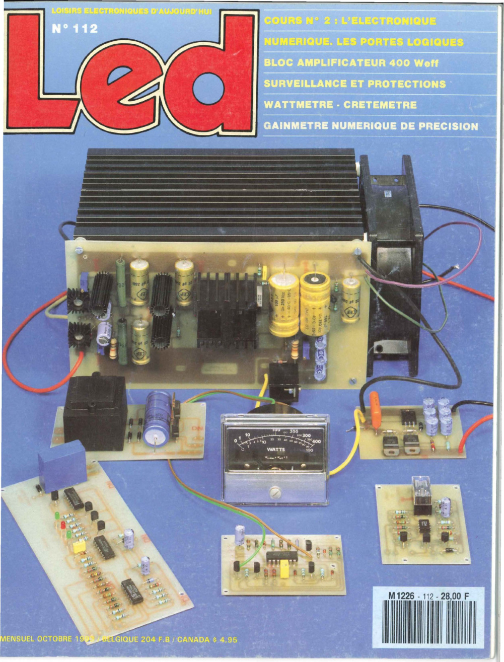 Première page de led numero112