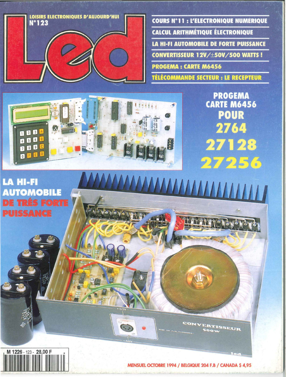 Première page de led numero123