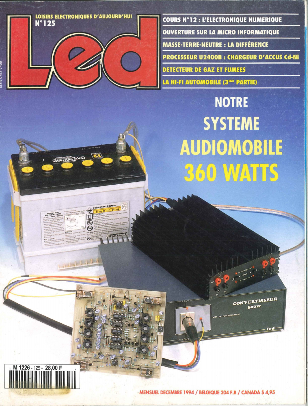 Première page de led numero125