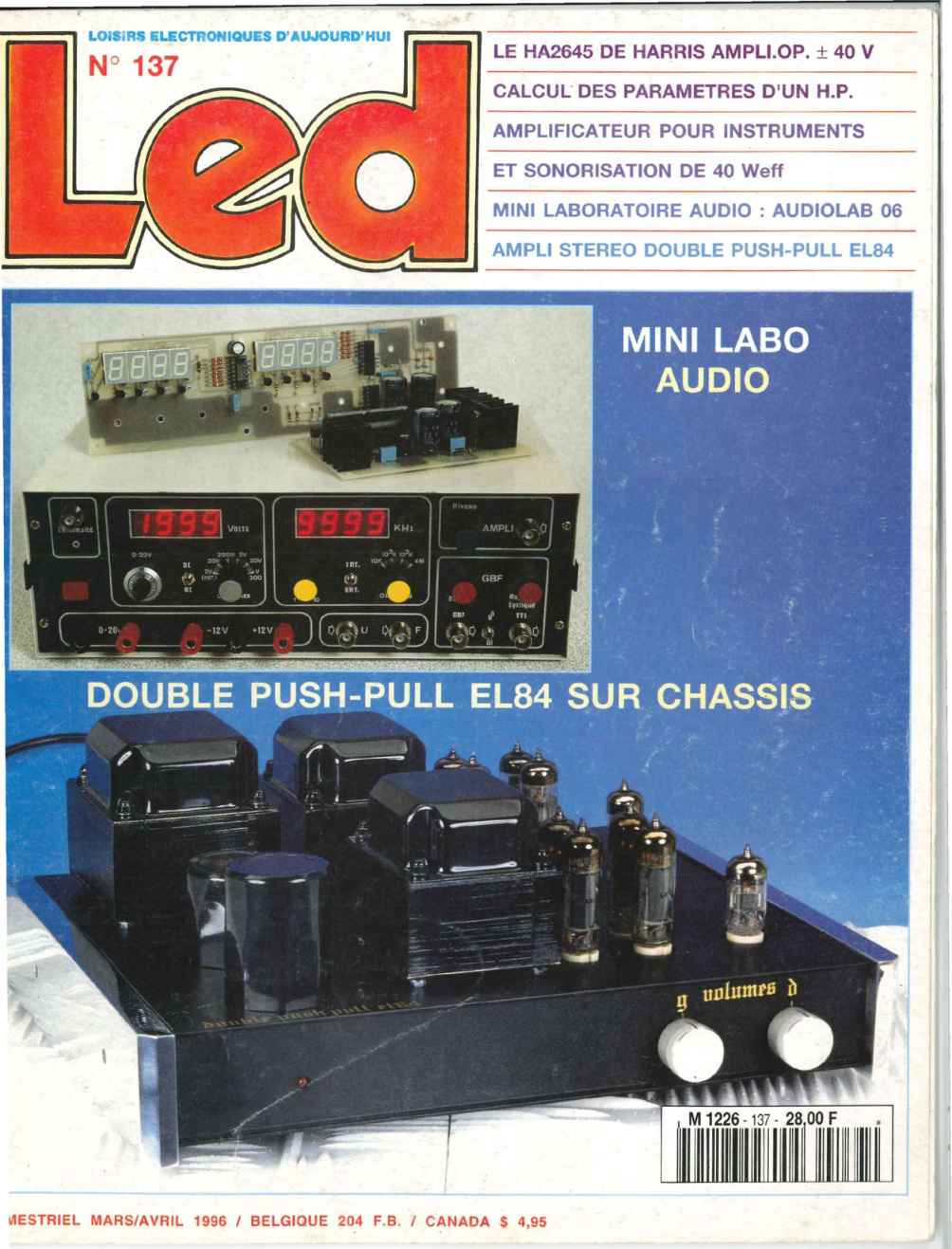 Première page de led numero137