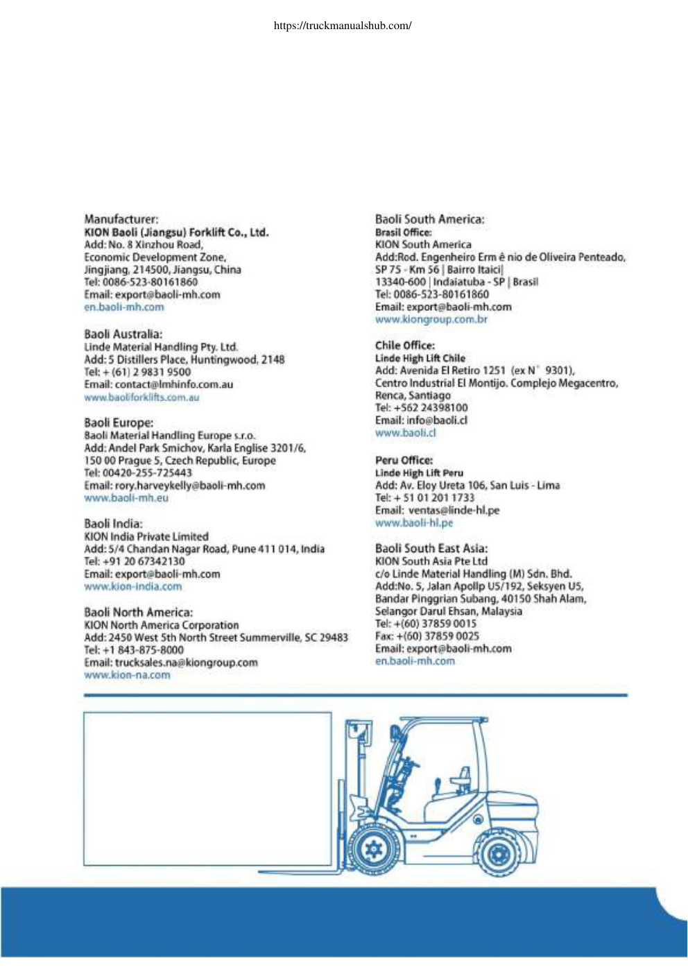 Première page de Baoli KBET15-20 Operator Manual.pdf