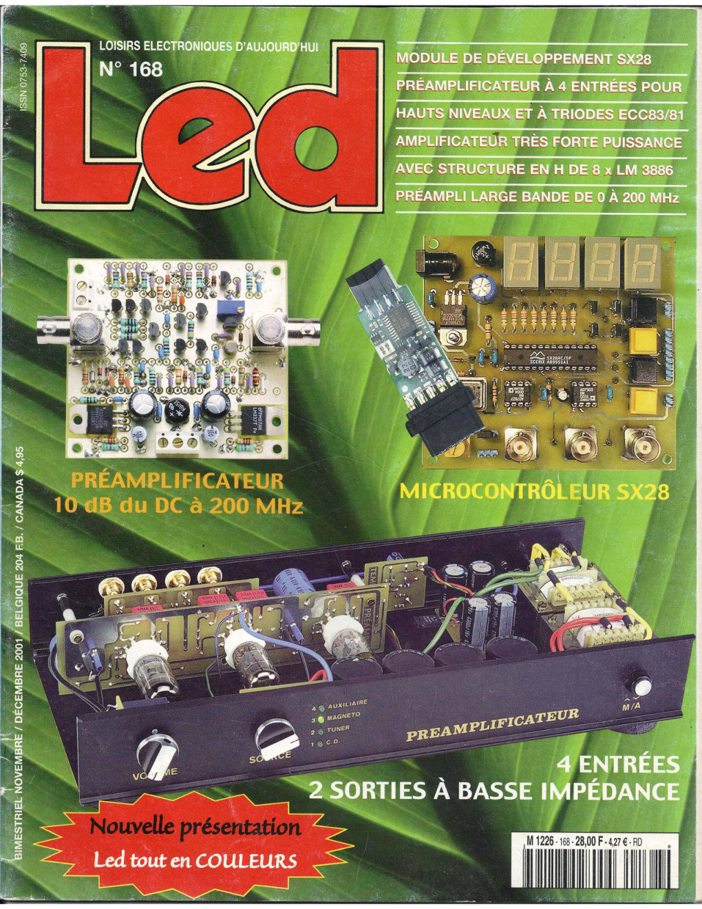 Première page de led numero168
