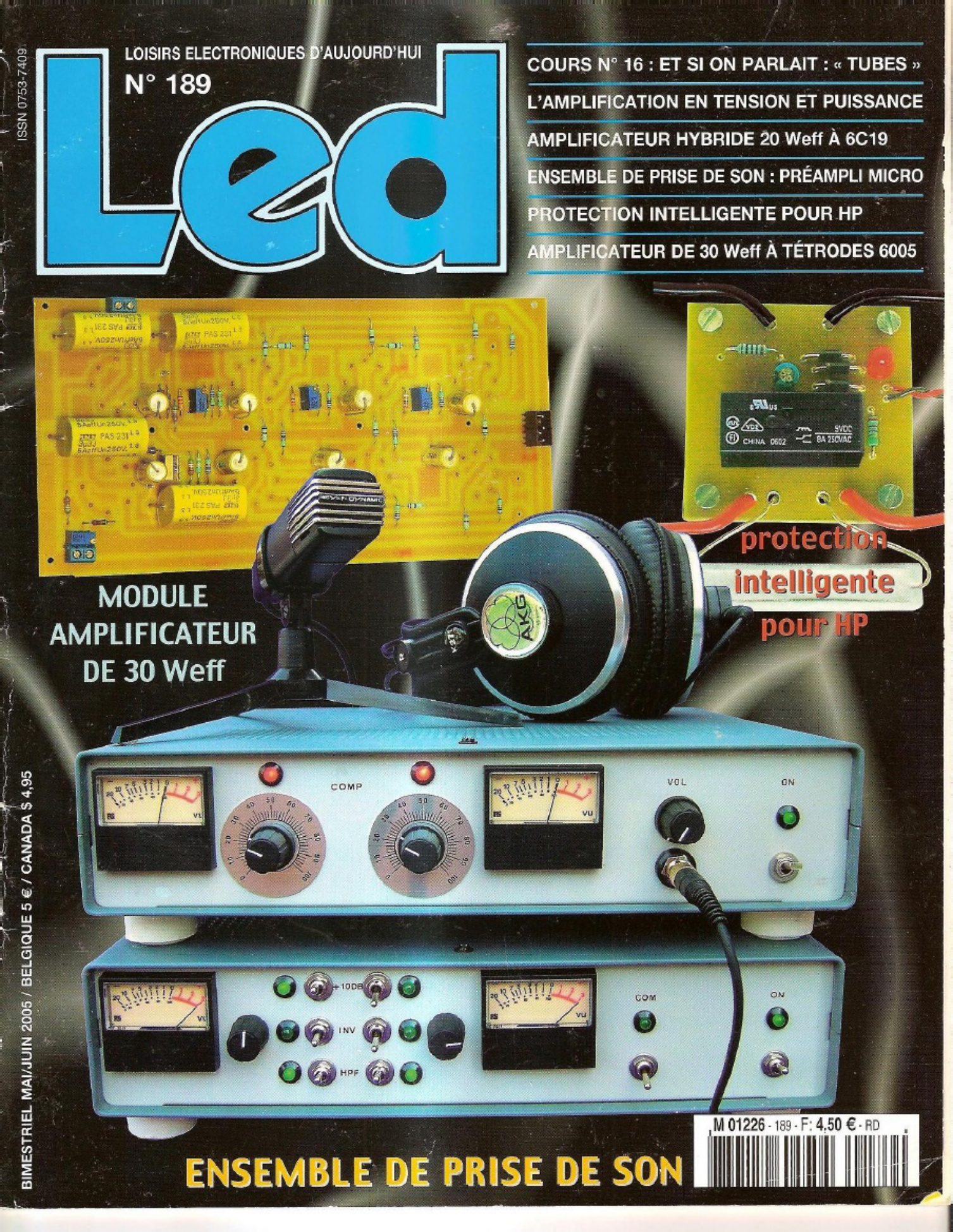 Première page de led numero189