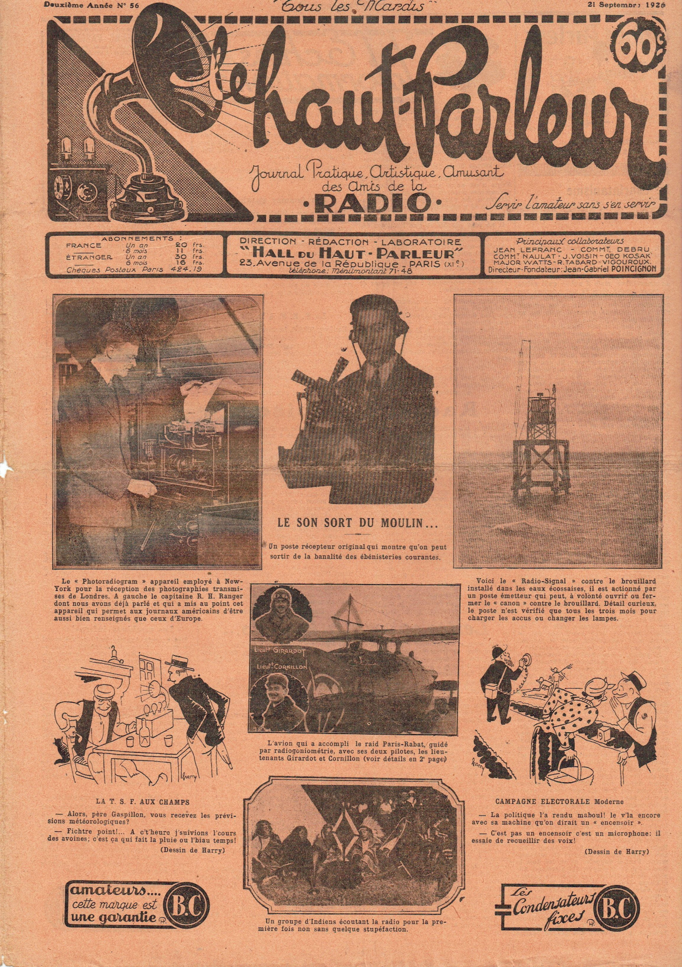Première page de lehautparleur numero0056