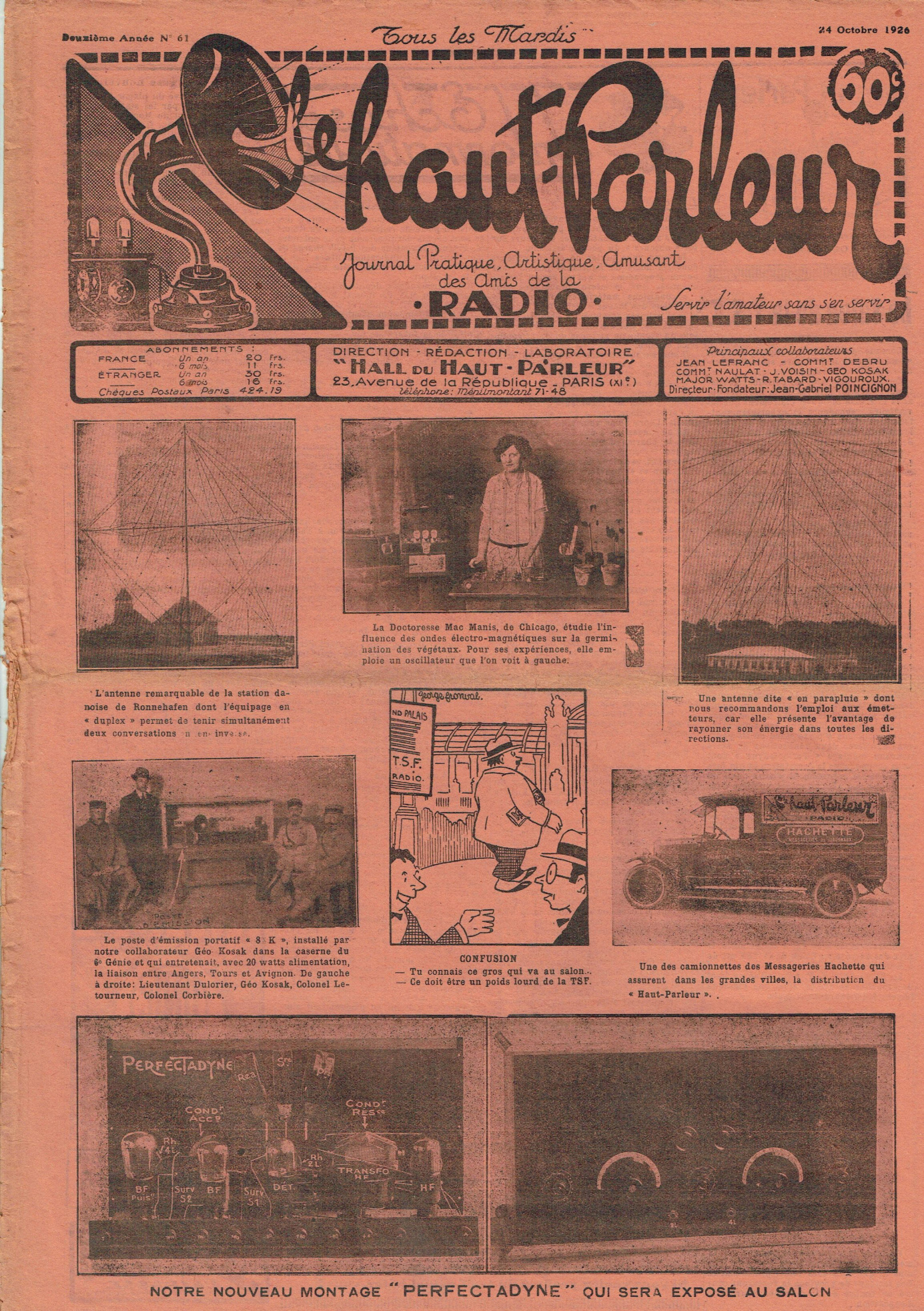 Première page de lehautparleur numero0061