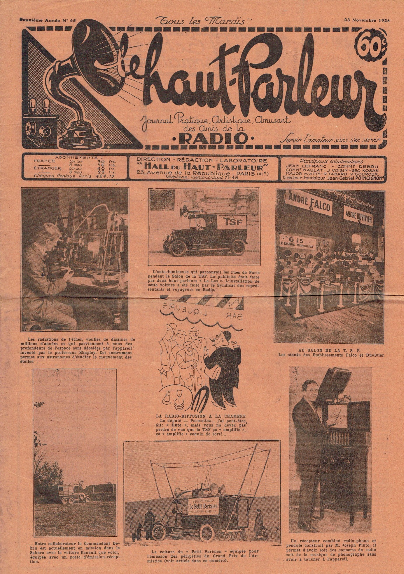 Première page de lehautparleur numero0065