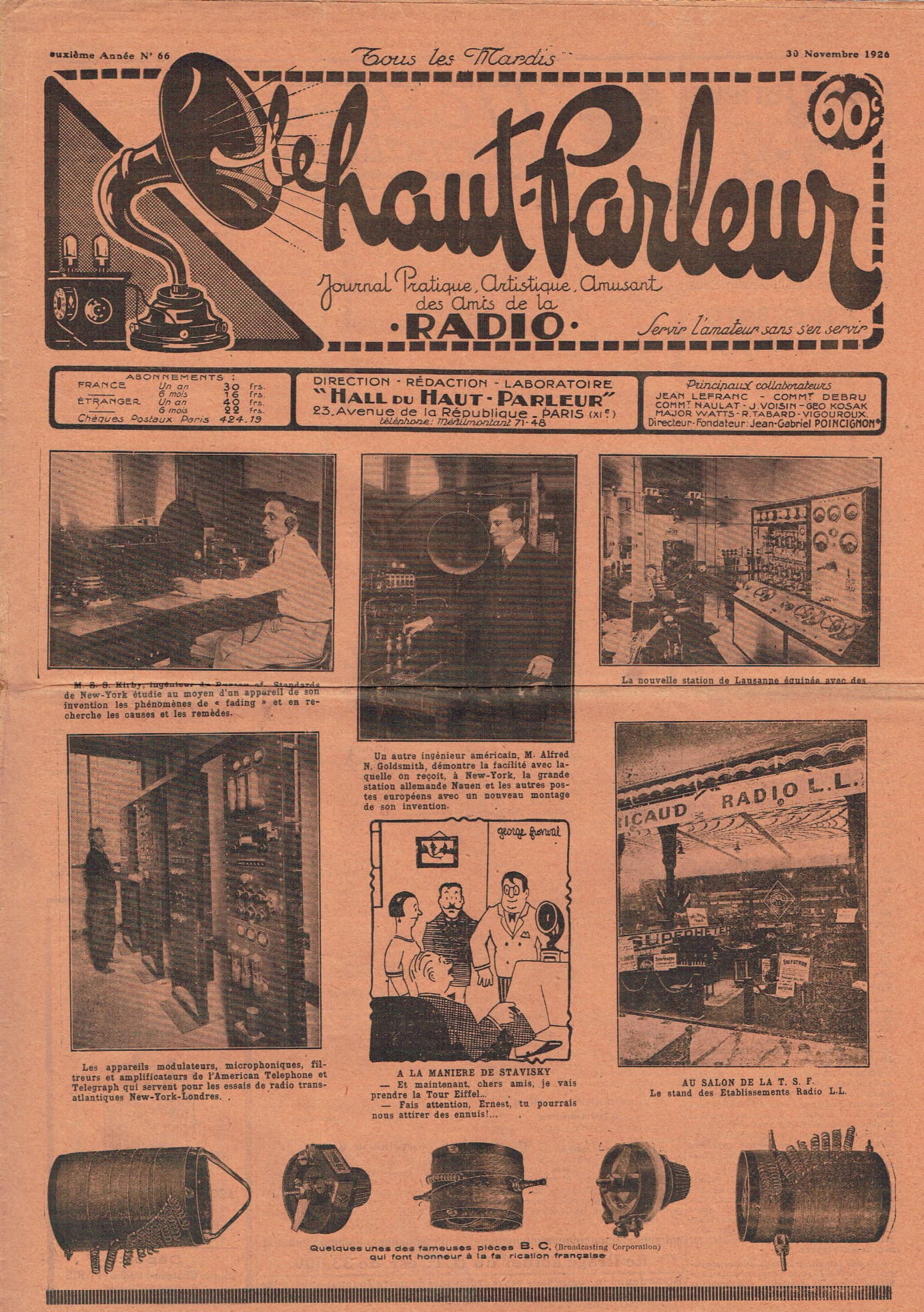 Première page de lehautparleur numero0066