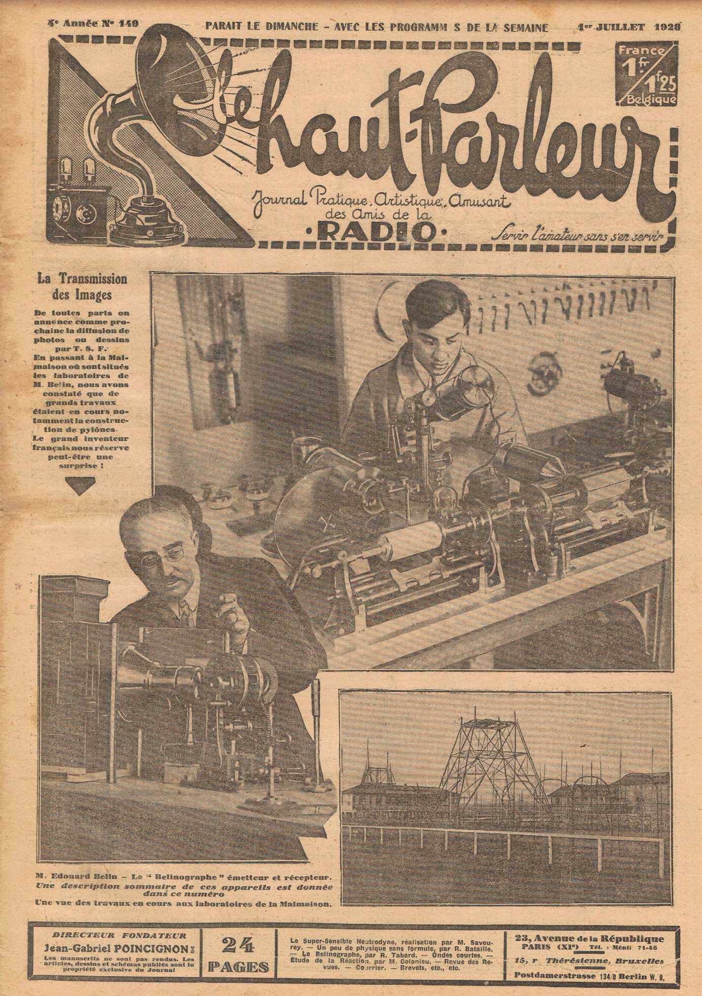 Première page de lehautparleur numero0149