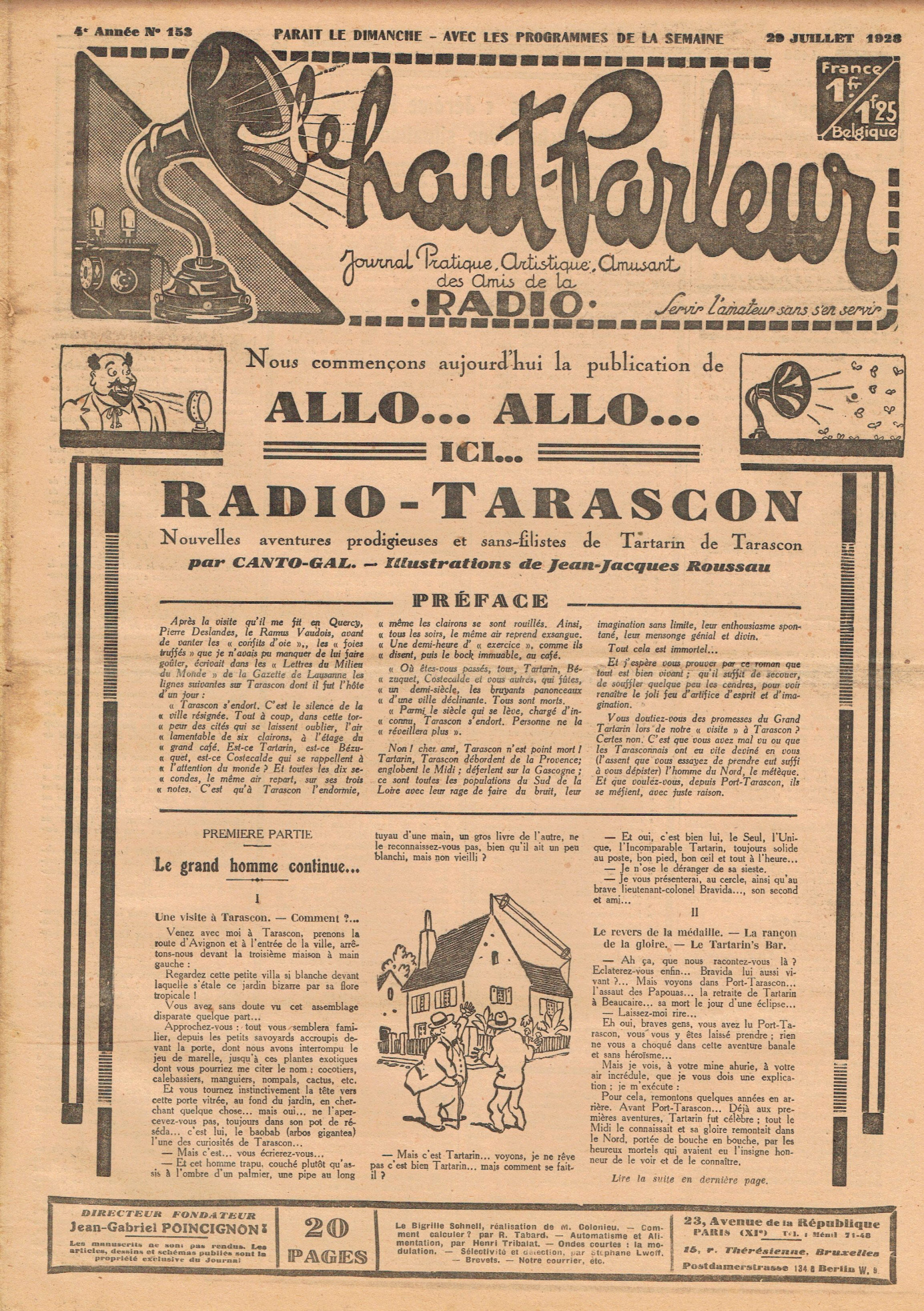 Première page de lehautparleur numero0153