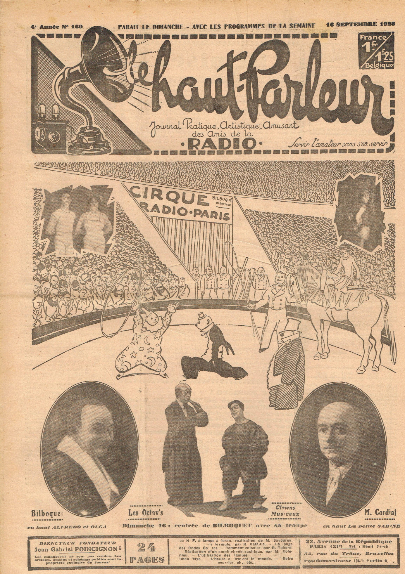 Première page de lehautparleur numero0160