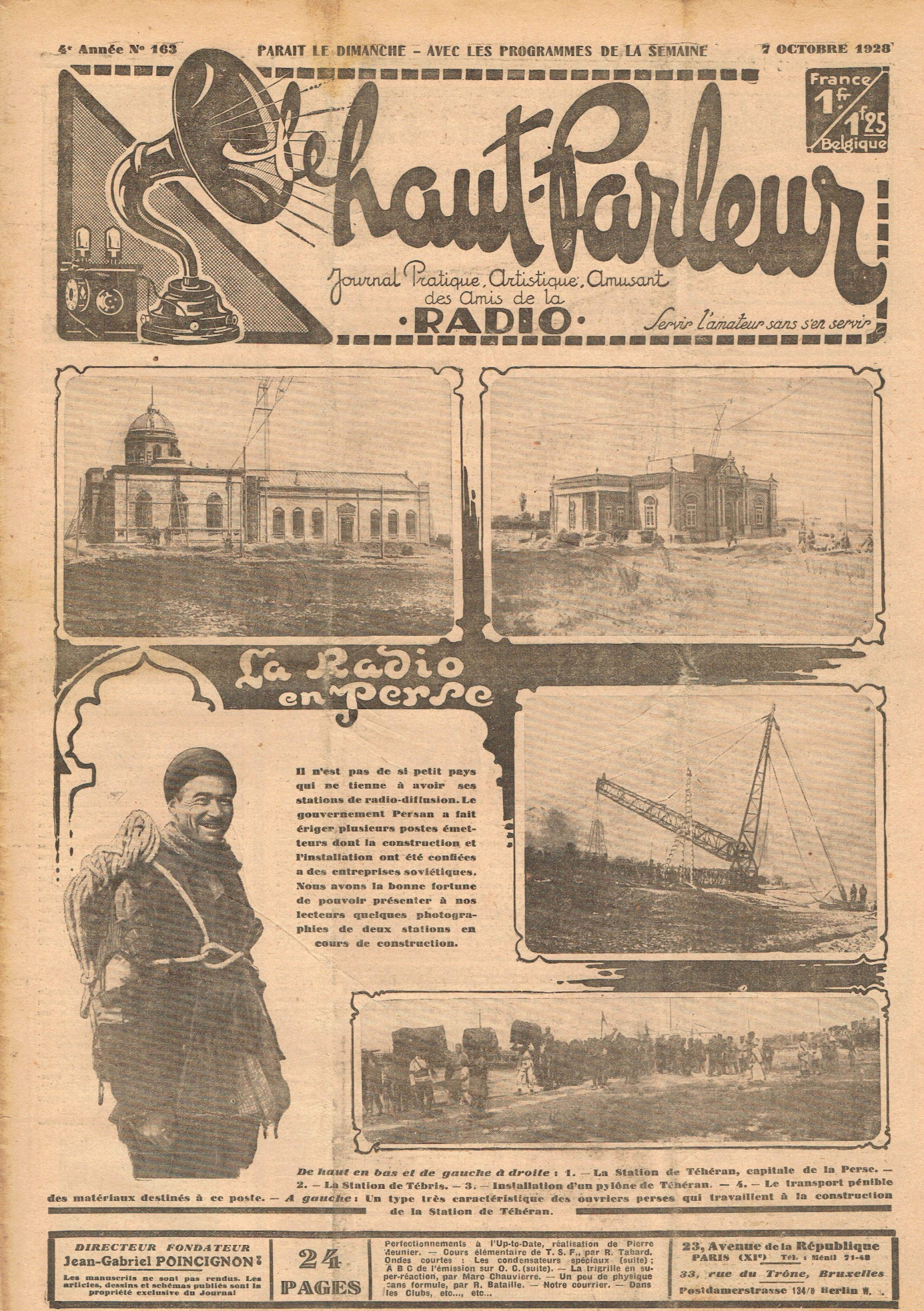 Première page de lehautparleur numero0163